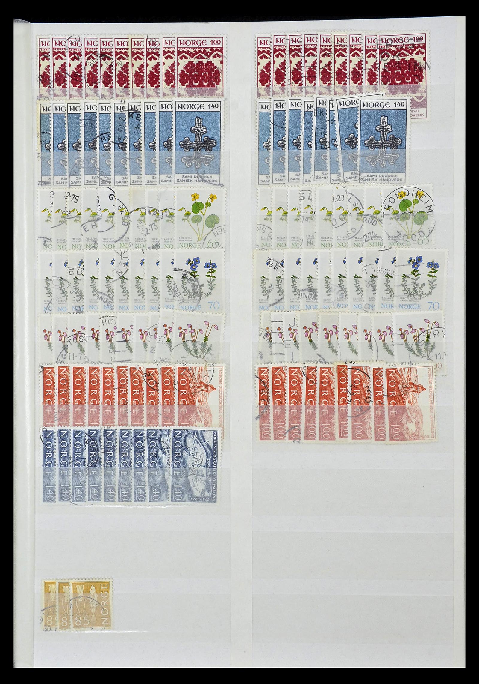 34616 008 - Postzegelverzameling 34616 Noorwegen 1970-2014.