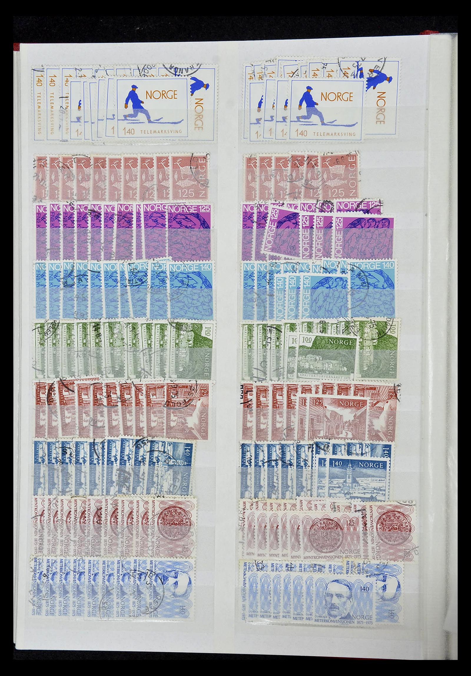 34616 012 - Stamp Collection 34616 Norway 1970-2014.