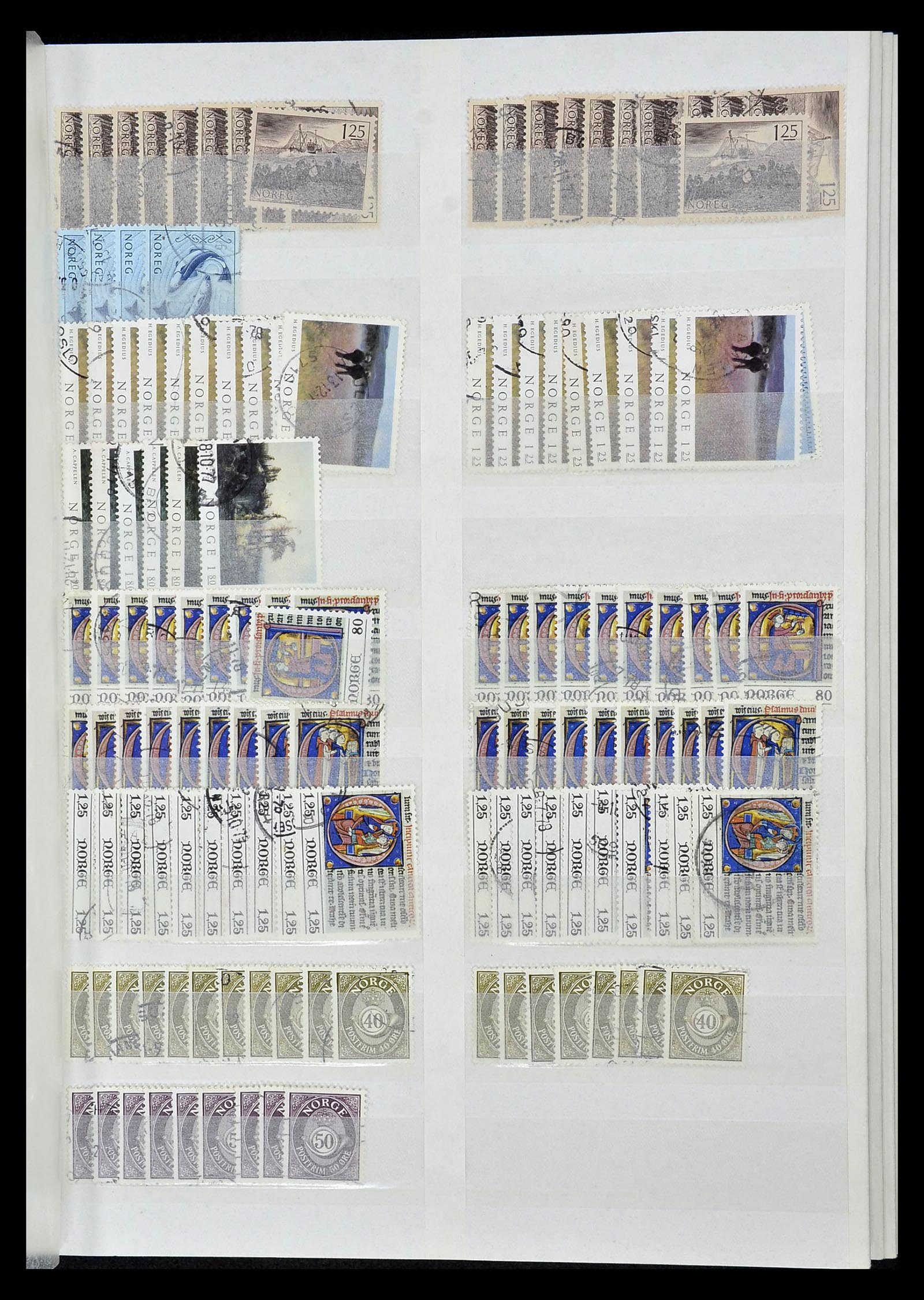 34616 019 - Postzegelverzameling 34616 Noorwegen 1970-2014.