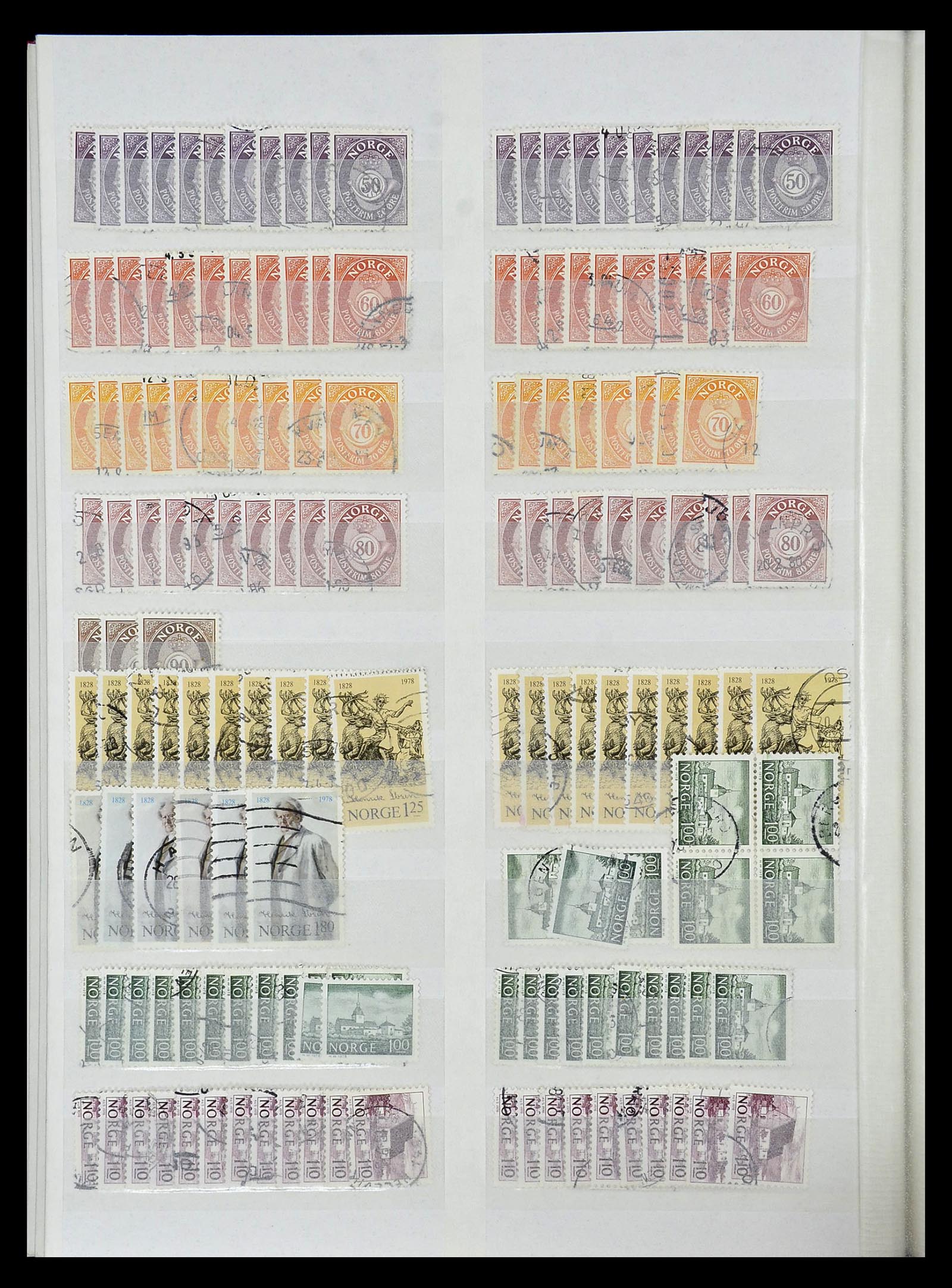 34616 020 - Postzegelverzameling 34616 Noorwegen 1970-2014.
