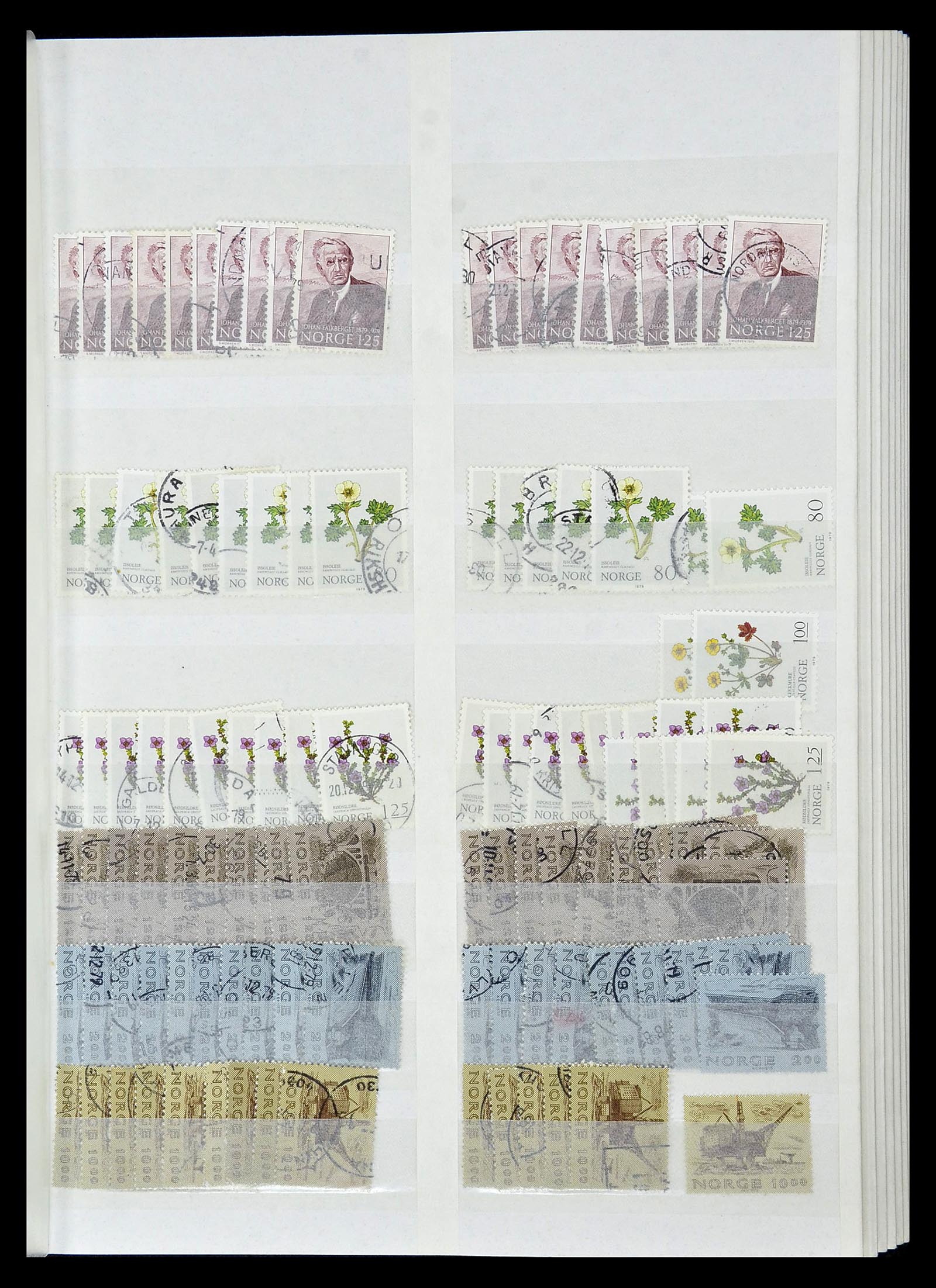 34616 025 - Postzegelverzameling 34616 Noorwegen 1970-2014.