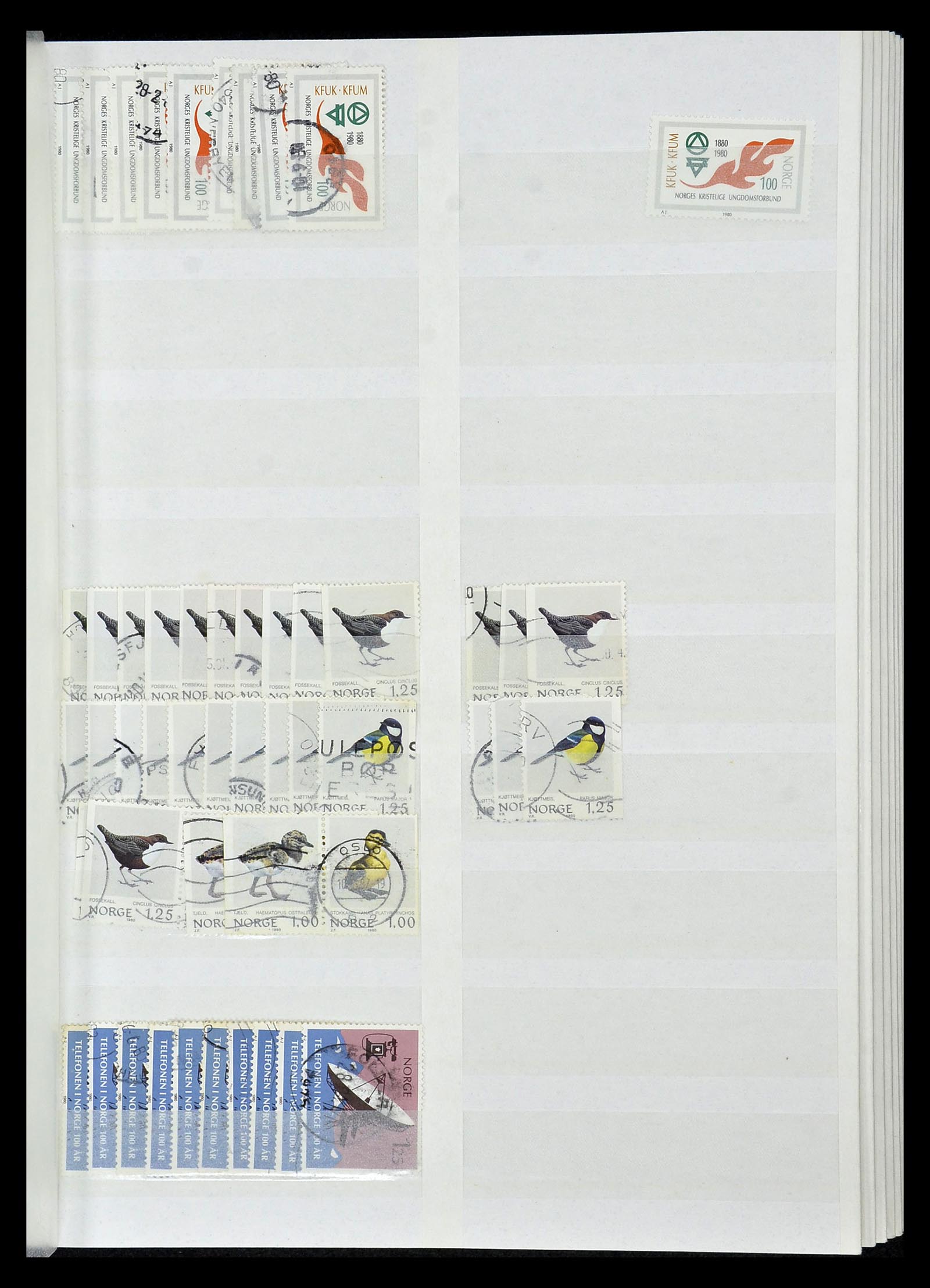 34616 026 - Postzegelverzameling 34616 Noorwegen 1970-2014.
