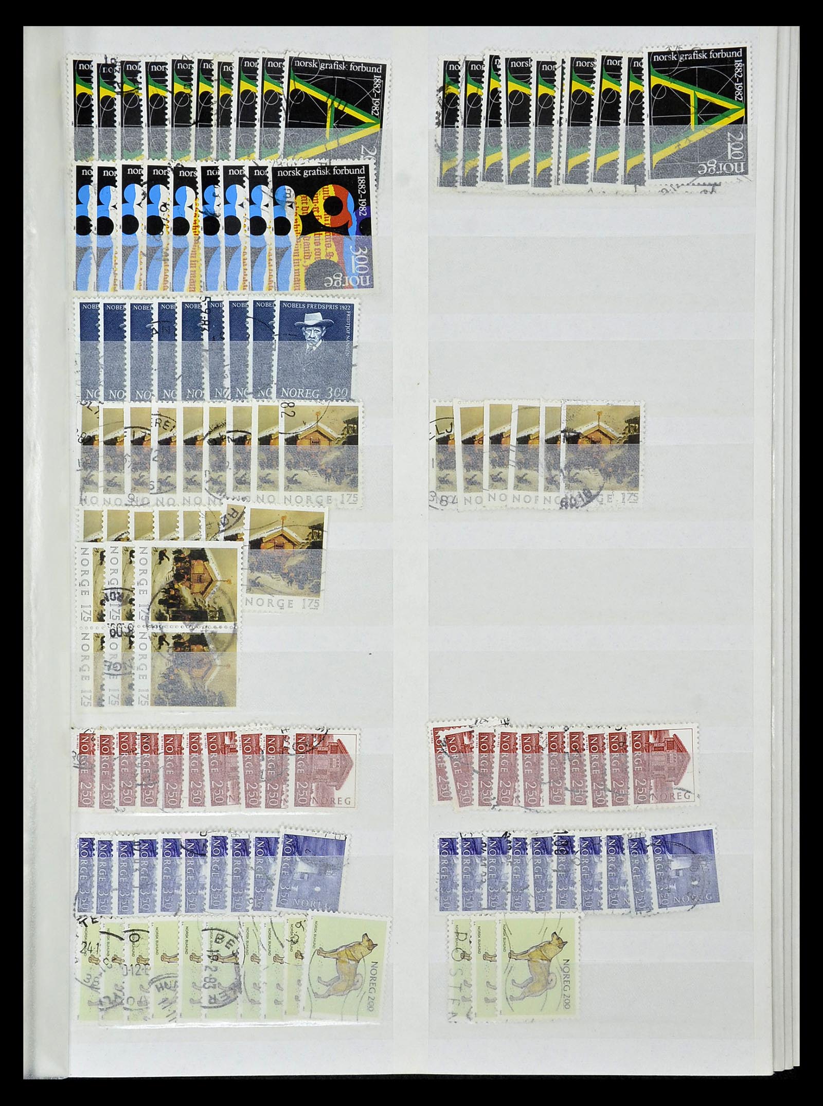 34616 033 - Postzegelverzameling 34616 Noorwegen 1970-2014.