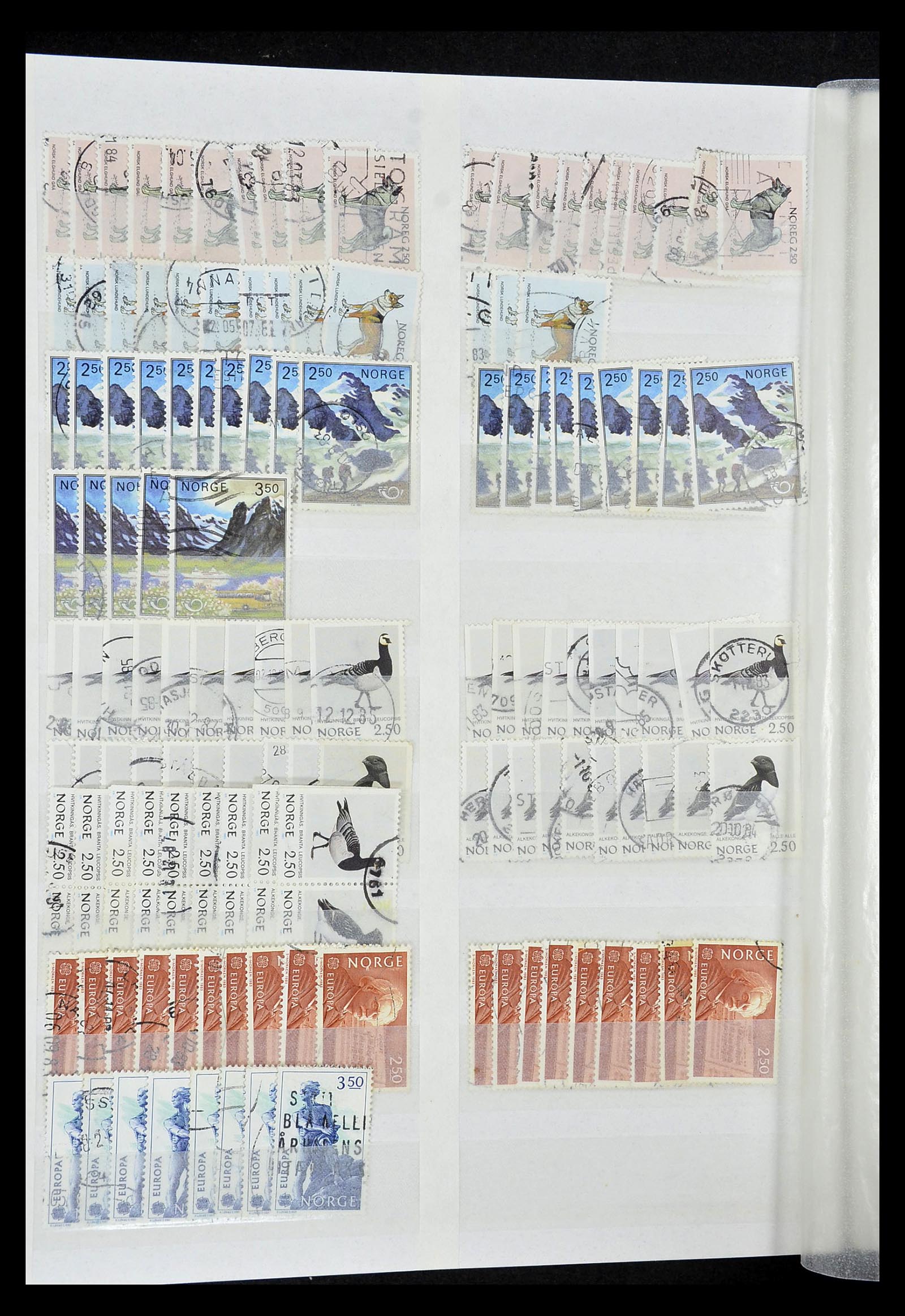 34616 034 - Postzegelverzameling 34616 Noorwegen 1970-2014.