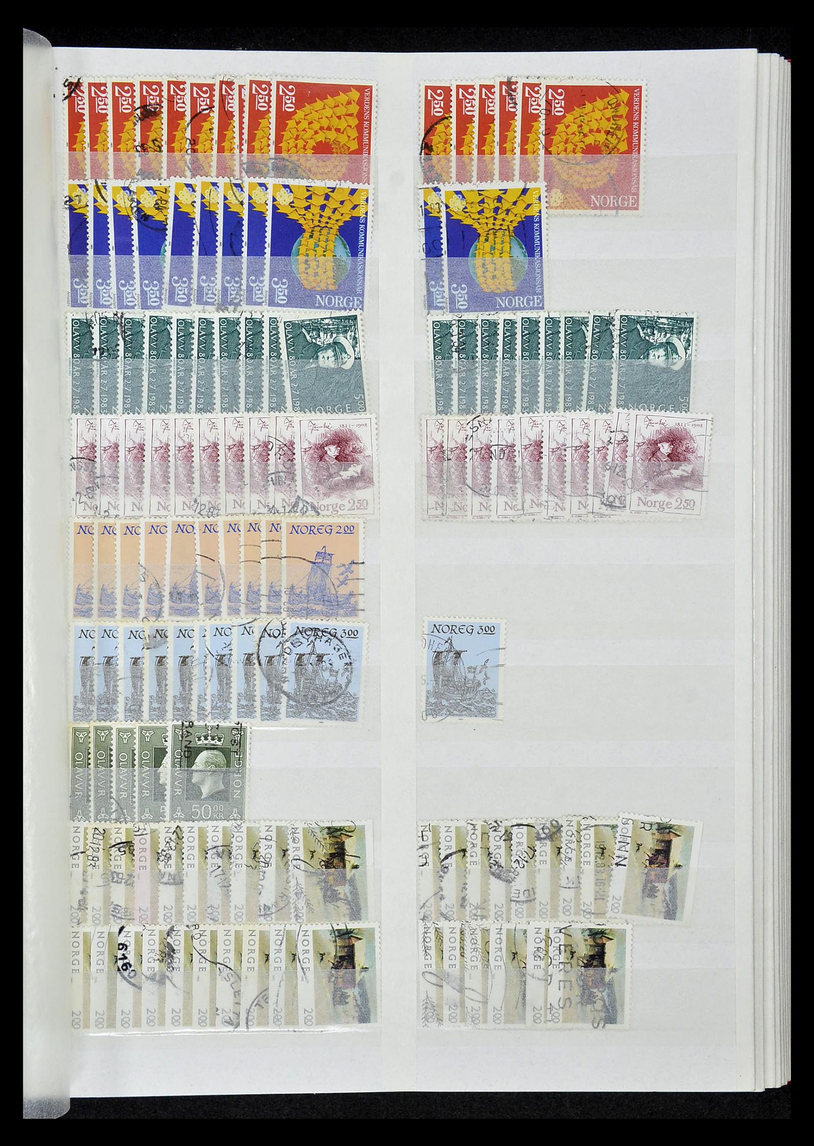 34616 035 - Postzegelverzameling 34616 Noorwegen 1970-2014.