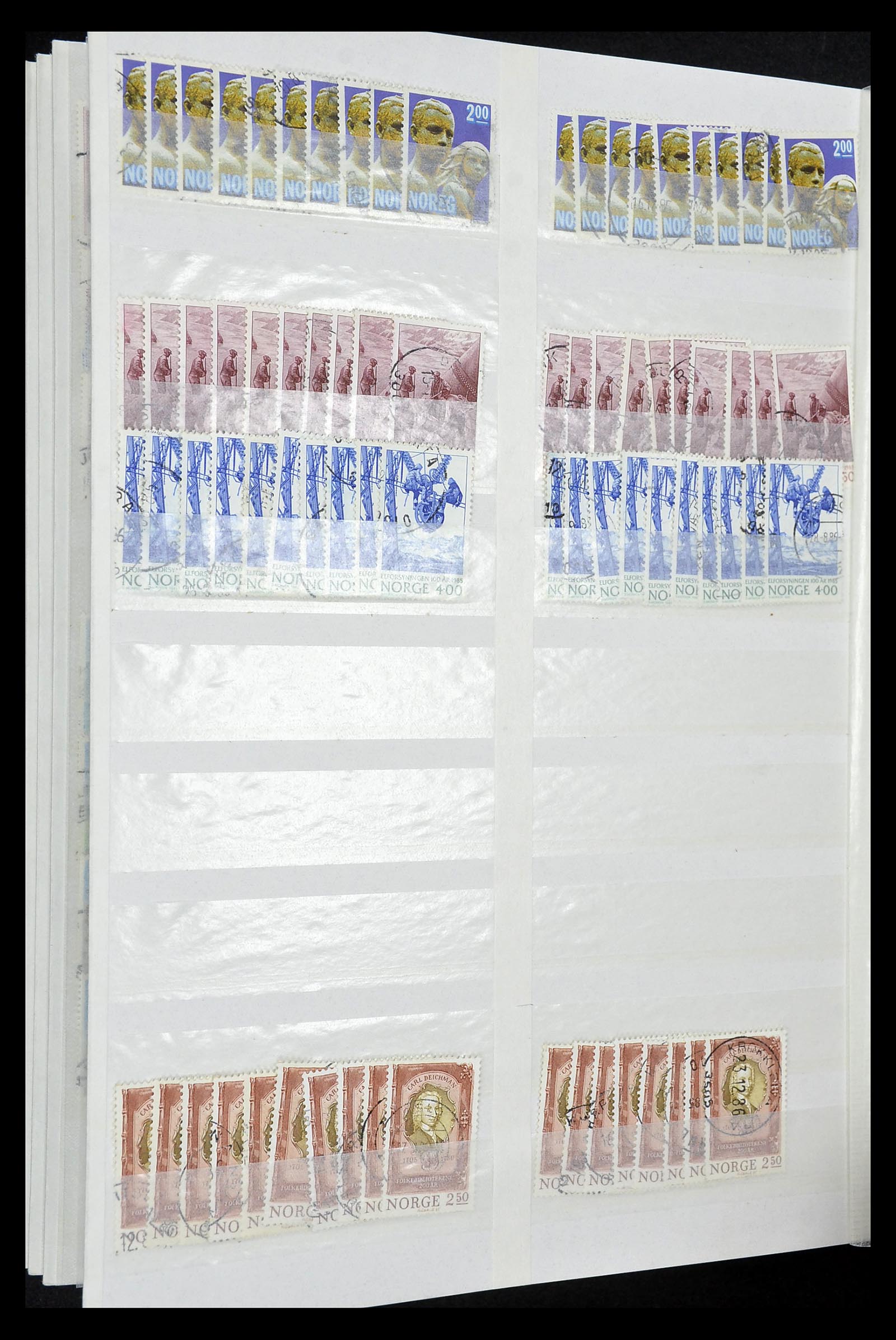 34616 040 - Postzegelverzameling 34616 Noorwegen 1970-2014.