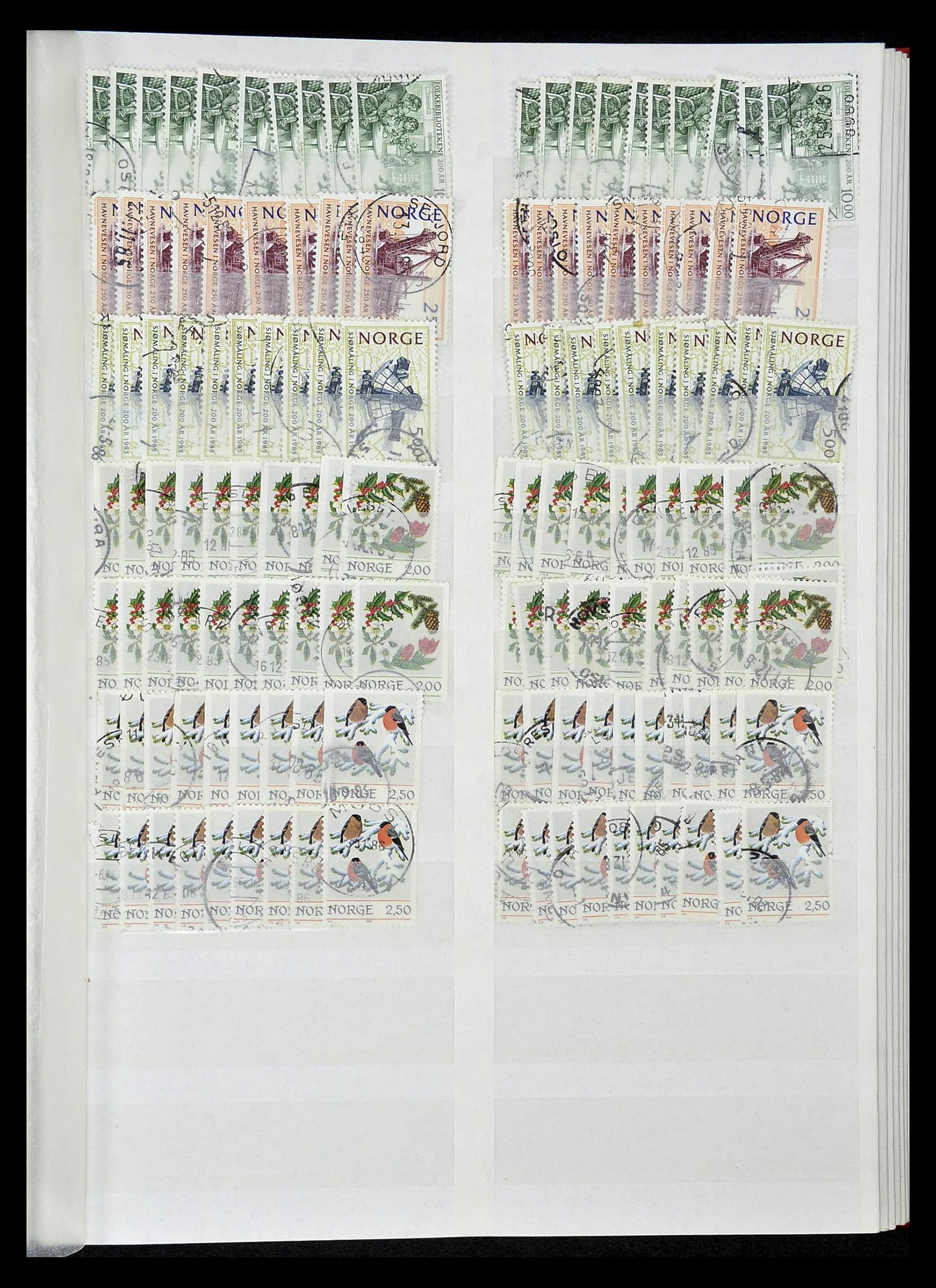 34616 041 - Postzegelverzameling 34616 Noorwegen 1970-2014.