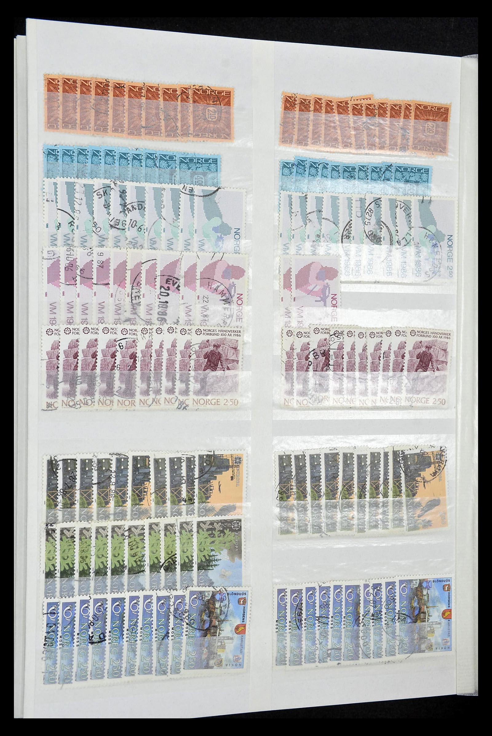34616 042 - Postzegelverzameling 34616 Noorwegen 1970-2014.