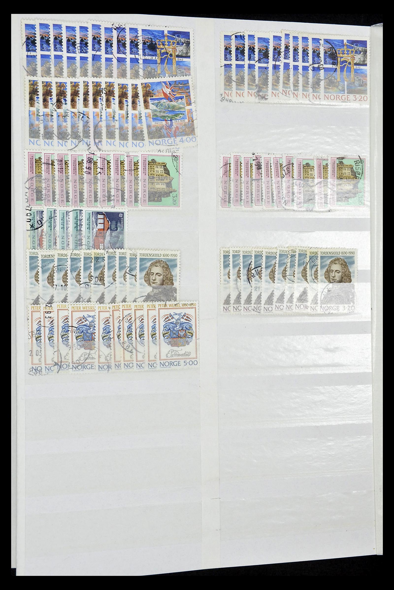 34616 056 - Postzegelverzameling 34616 Noorwegen 1970-2014.