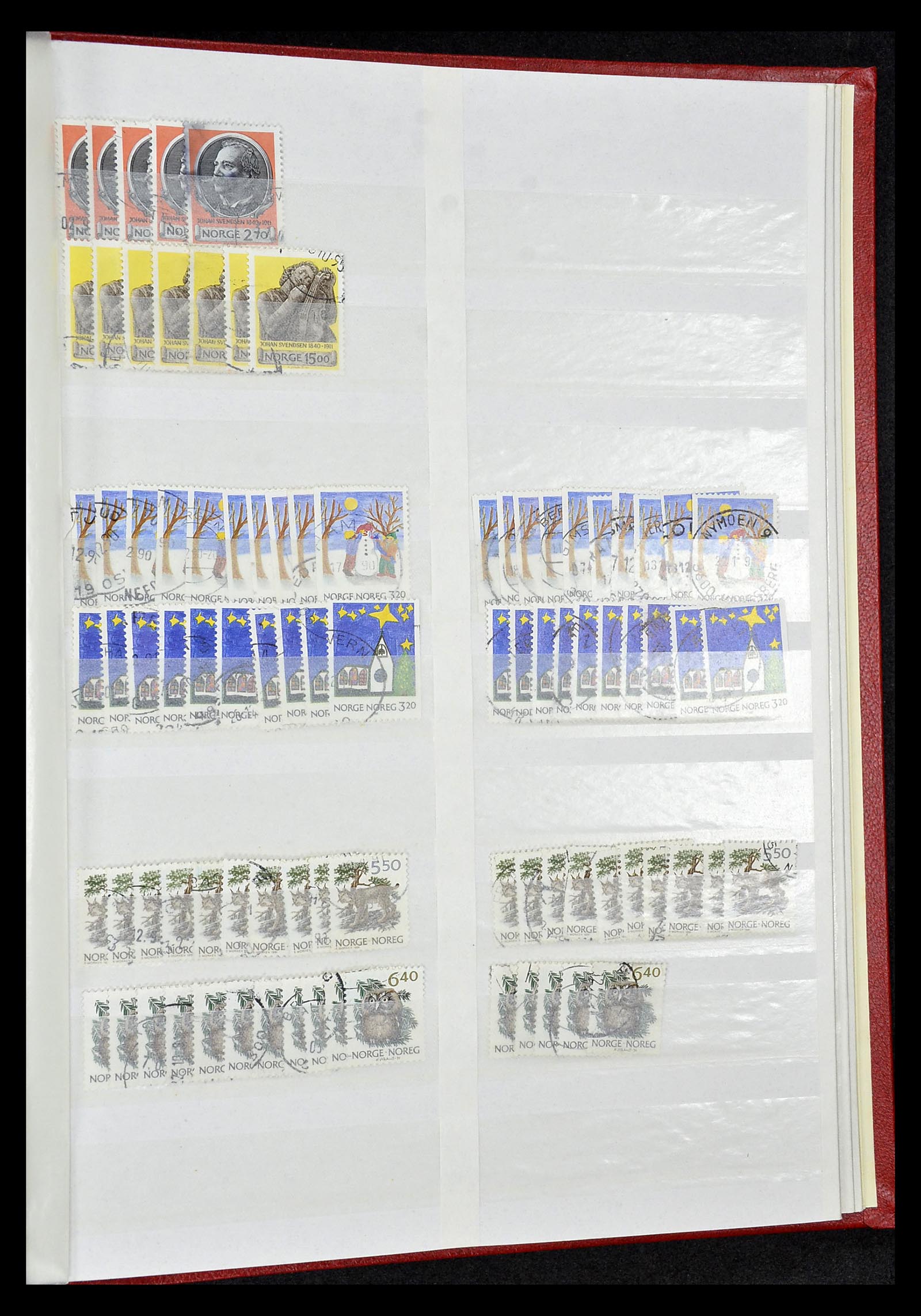 34616 057 - Postzegelverzameling 34616 Noorwegen 1970-2014.