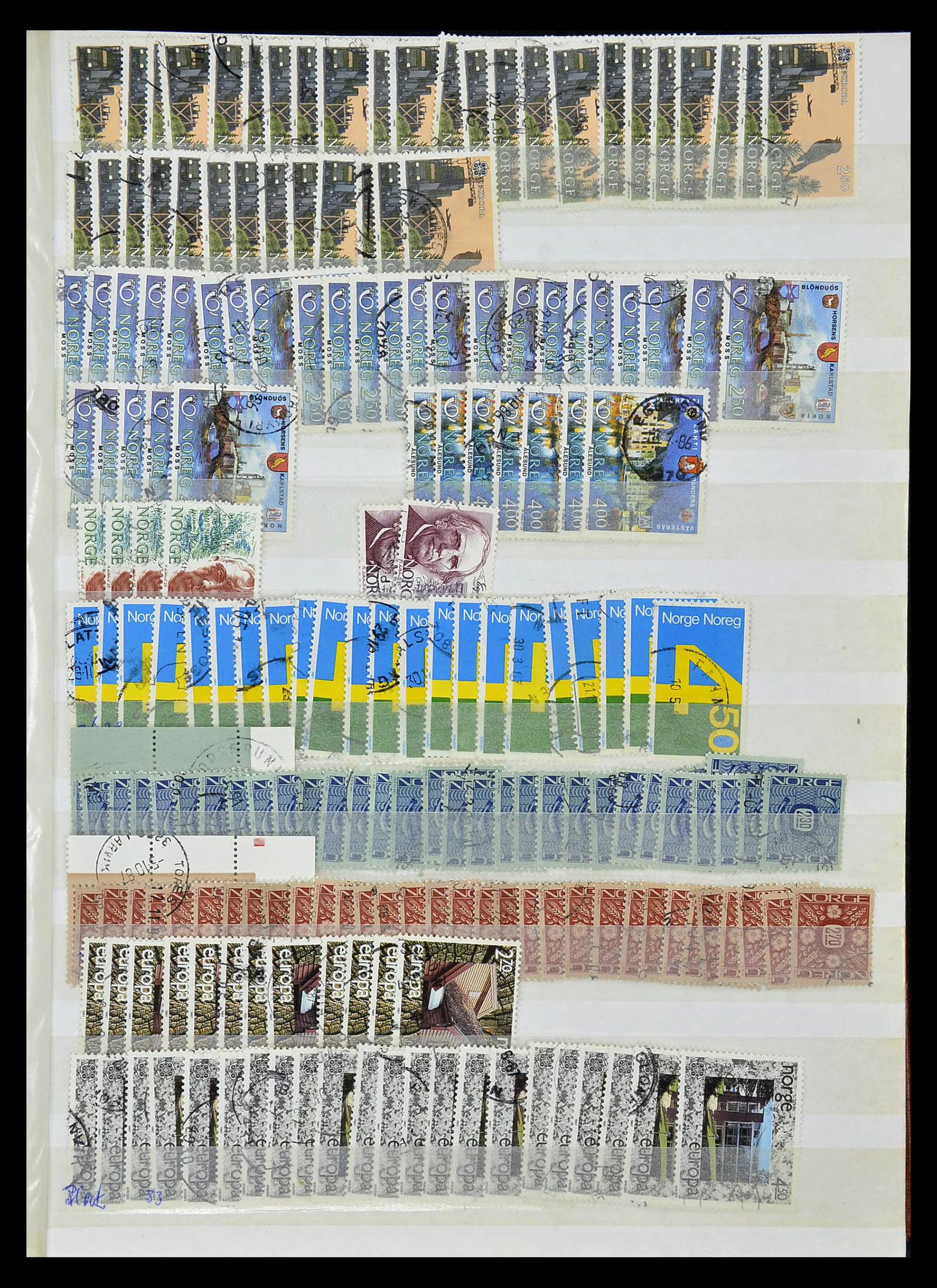 34616 075 - Stamp Collection 34616 Norway 1970-2014.