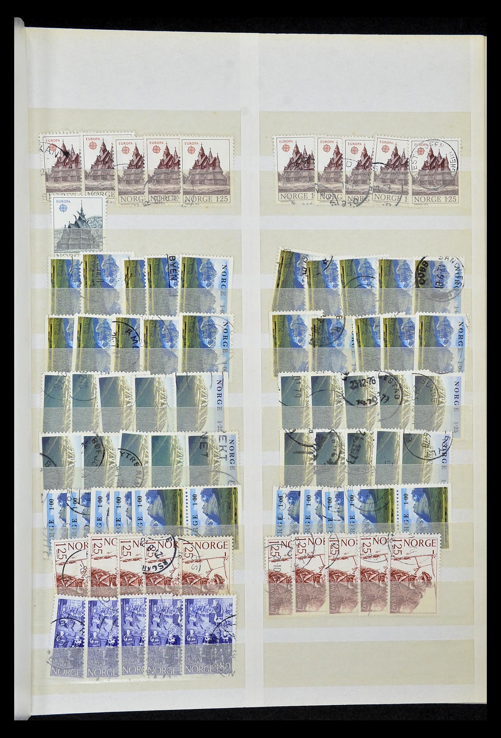 34616 083 - Stamp Collection 34616 Norway 1970-2014.