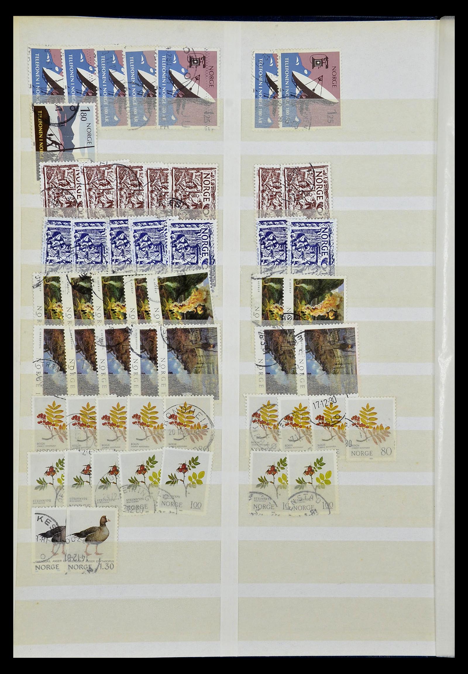 34616 088 - Stamp Collection 34616 Norway 1970-2014.