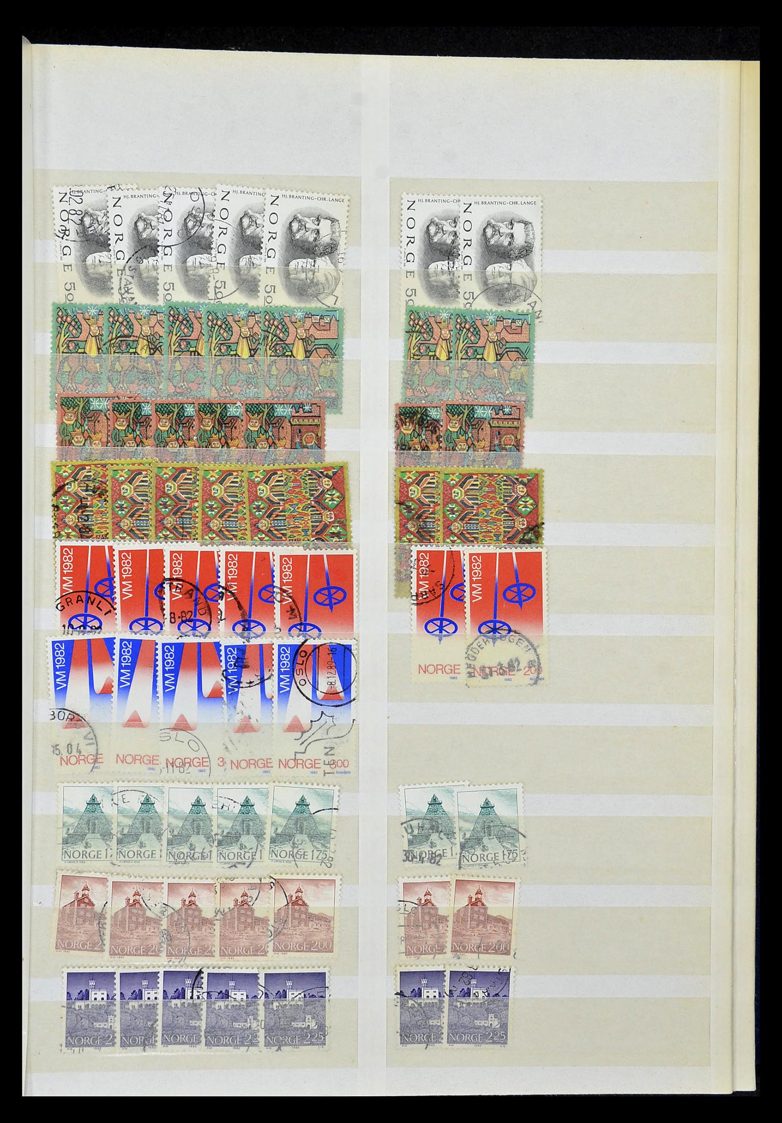 34616 091 - Stamp Collection 34616 Norway 1970-2014.
