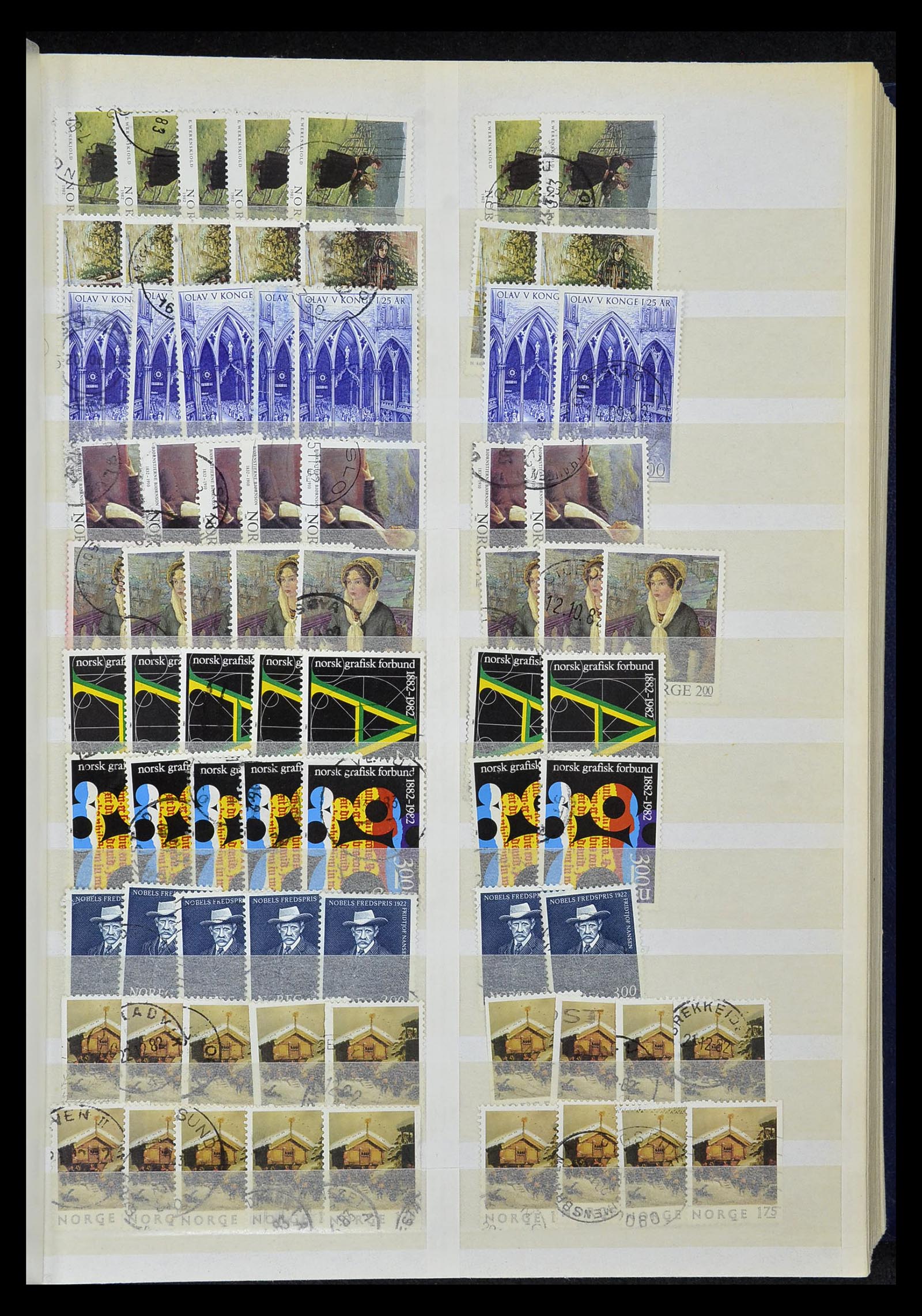 34616 093 - Stamp Collection 34616 Norway 1970-2014.
