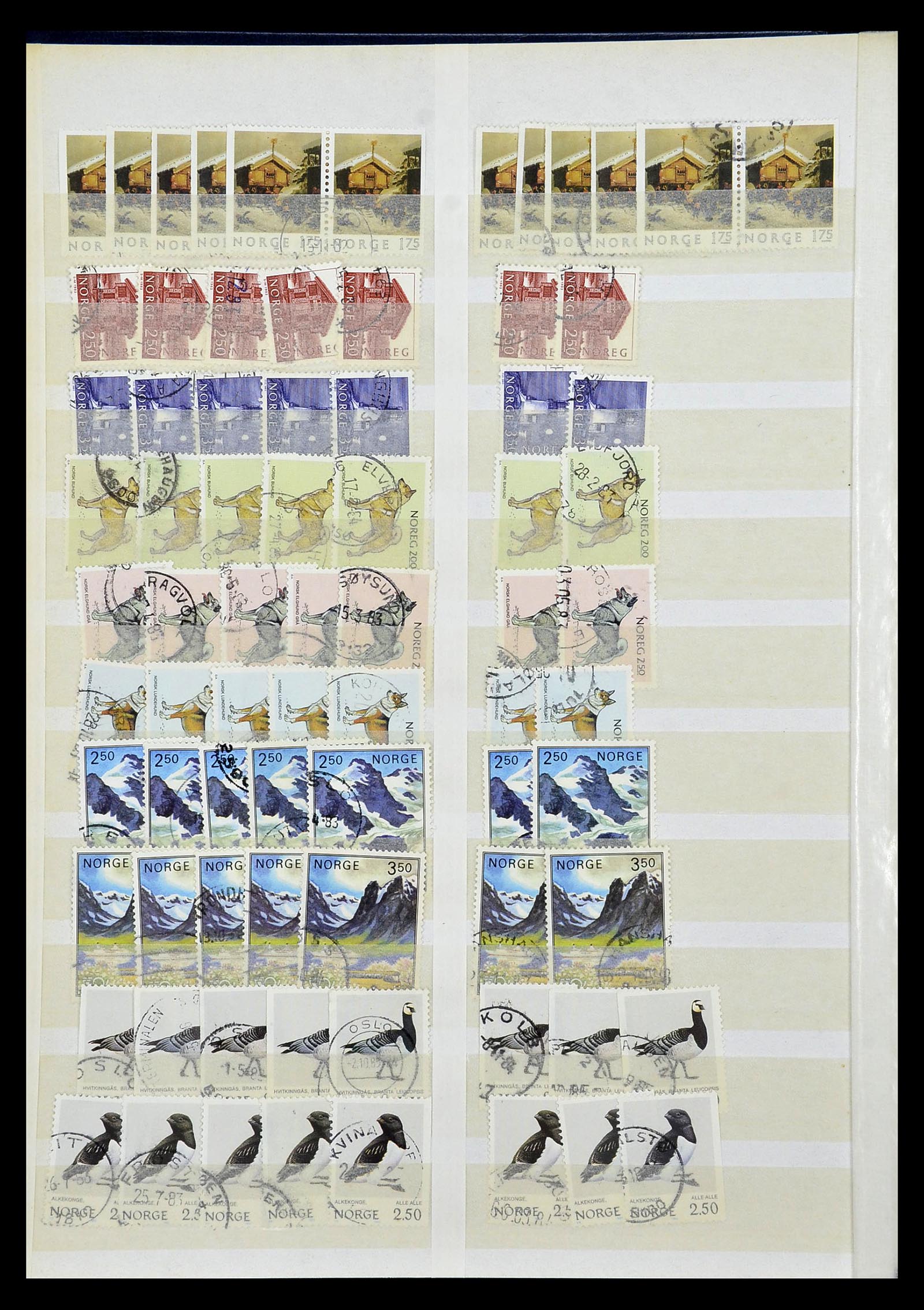 34616 094 - Stamp Collection 34616 Norway 1970-2014.