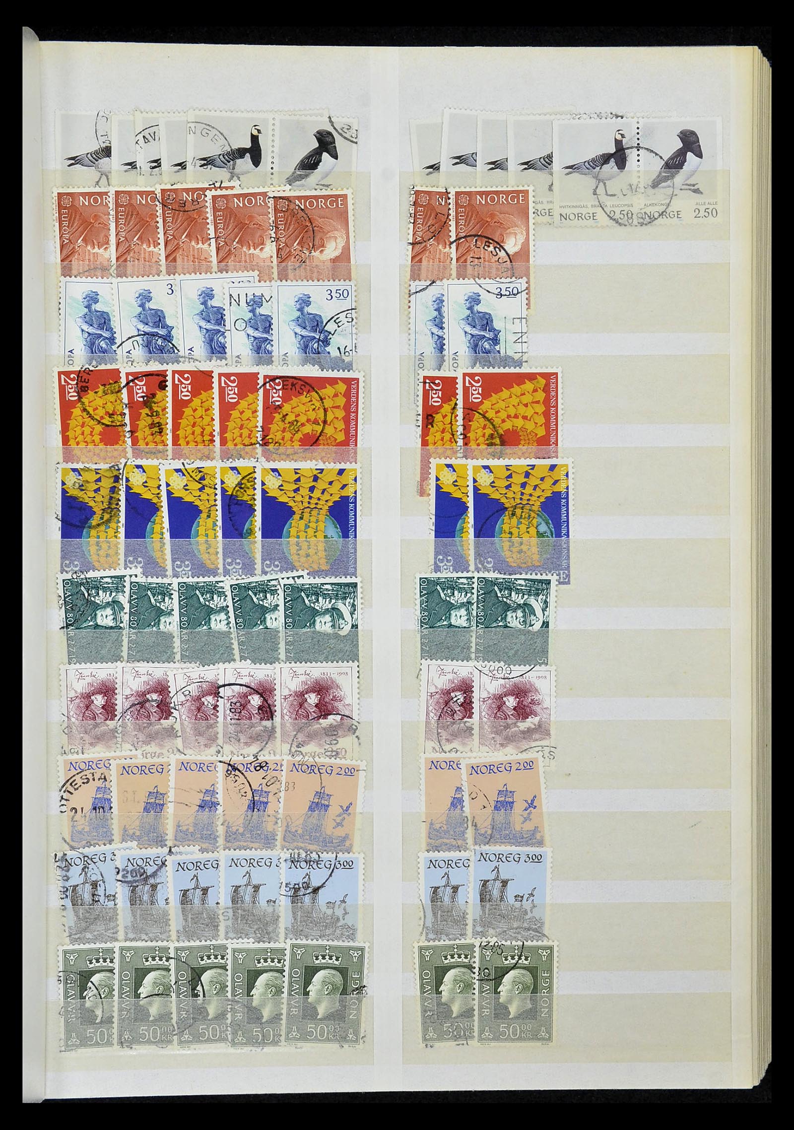 34616 095 - Stamp Collection 34616 Norway 1970-2014.