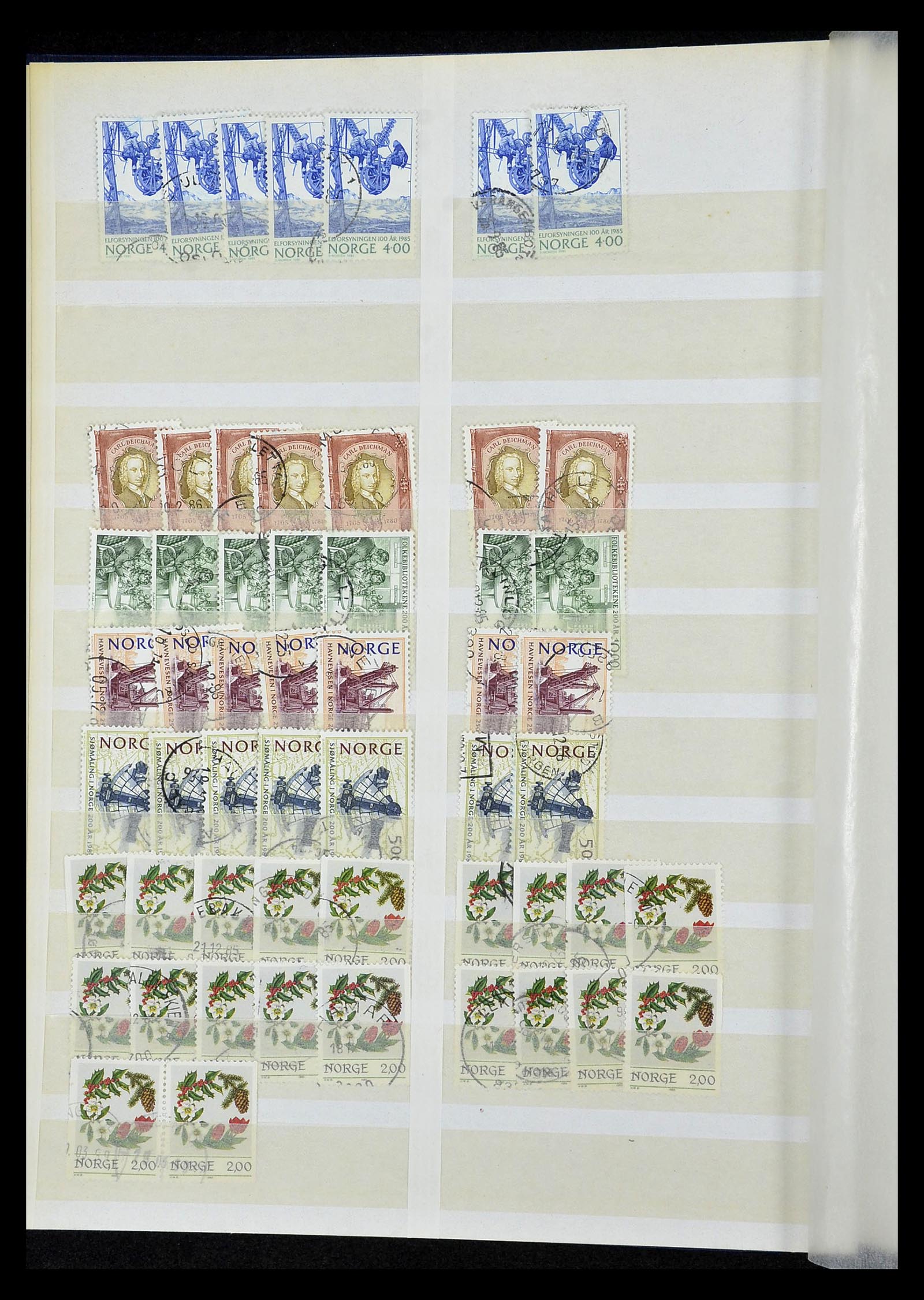 34616 100 - Stamp Collection 34616 Norway 1970-2014.