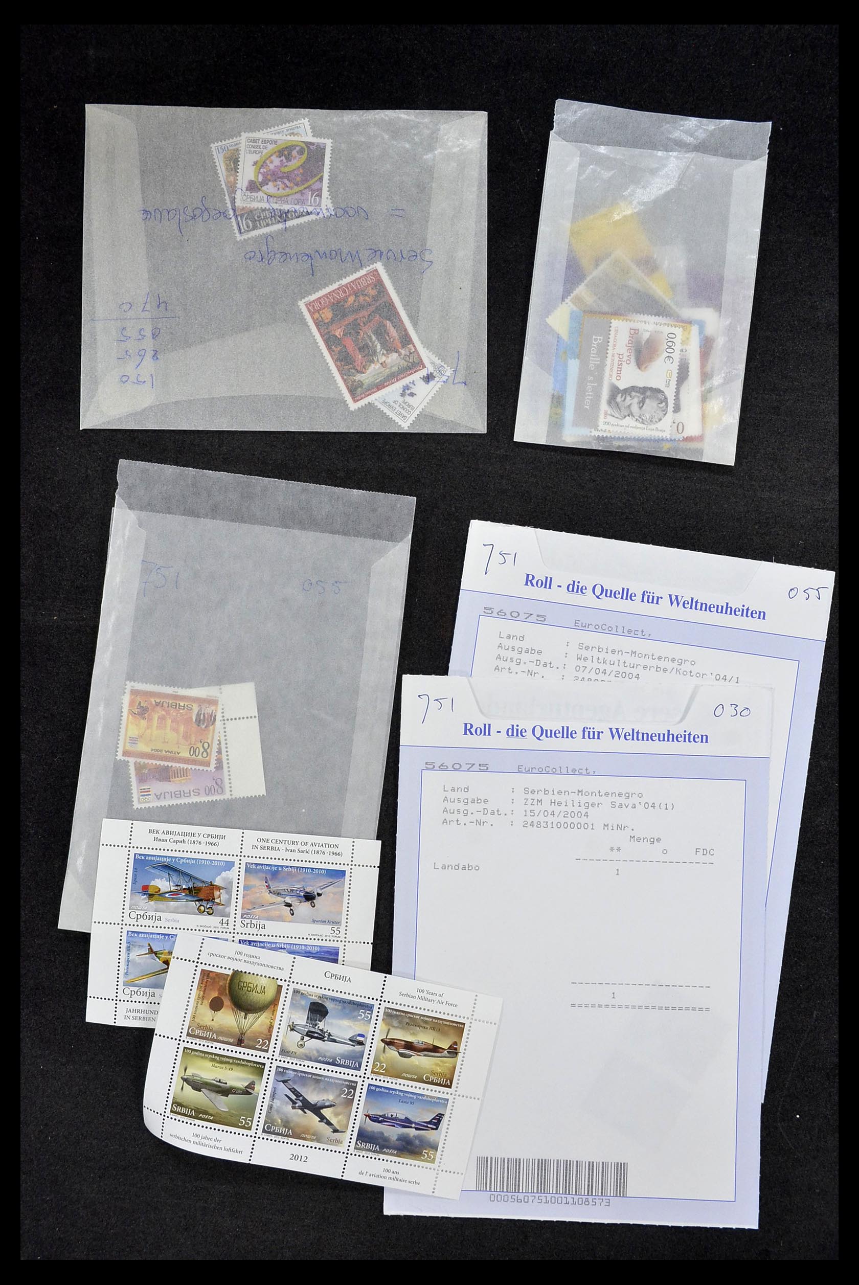 34617 002 - Postzegelverzameling 34617 Servië nieuwtjes t/m 2013.