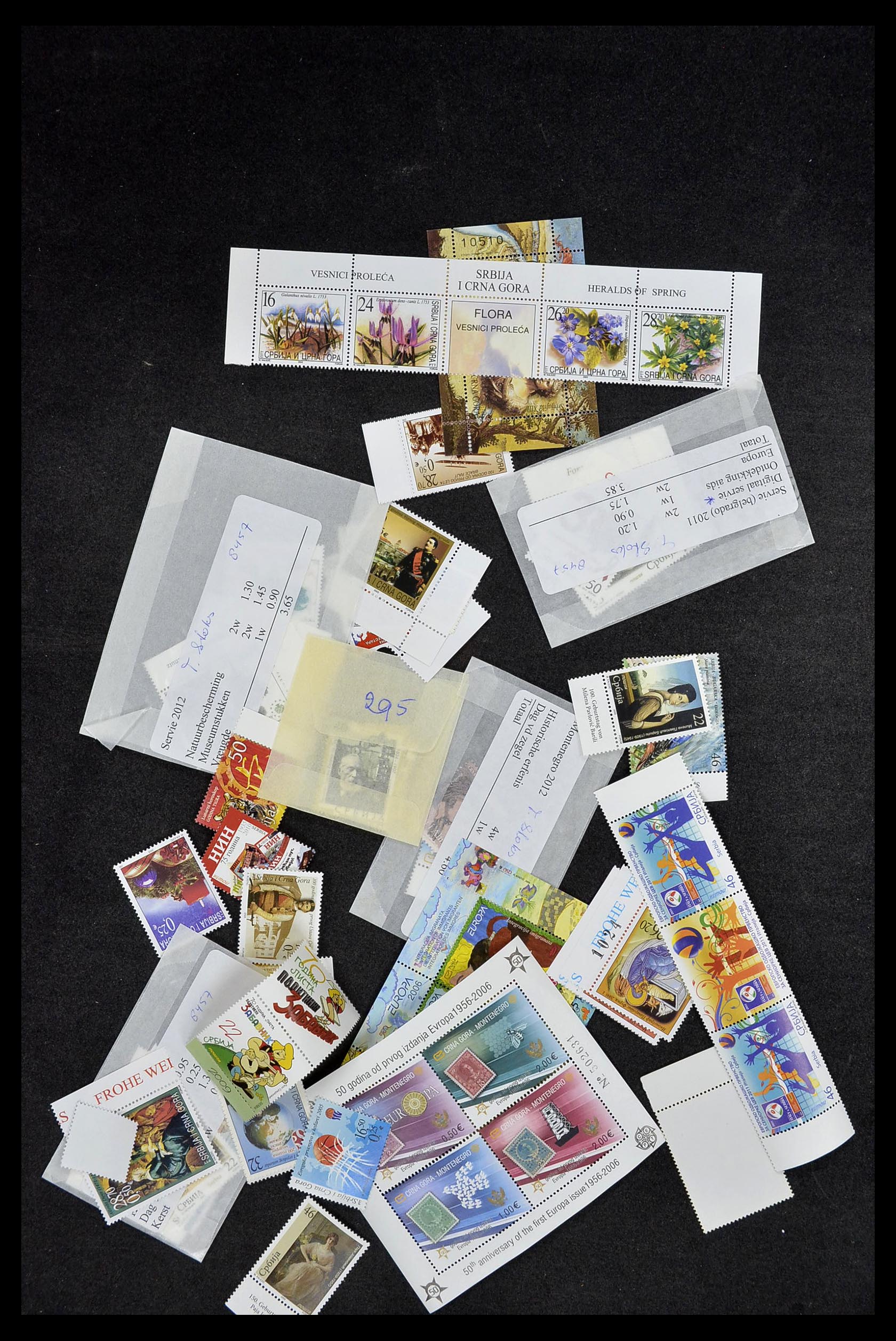 34617 013 - Postzegelverzameling 34617 Servië nieuwtjes t/m 2013.