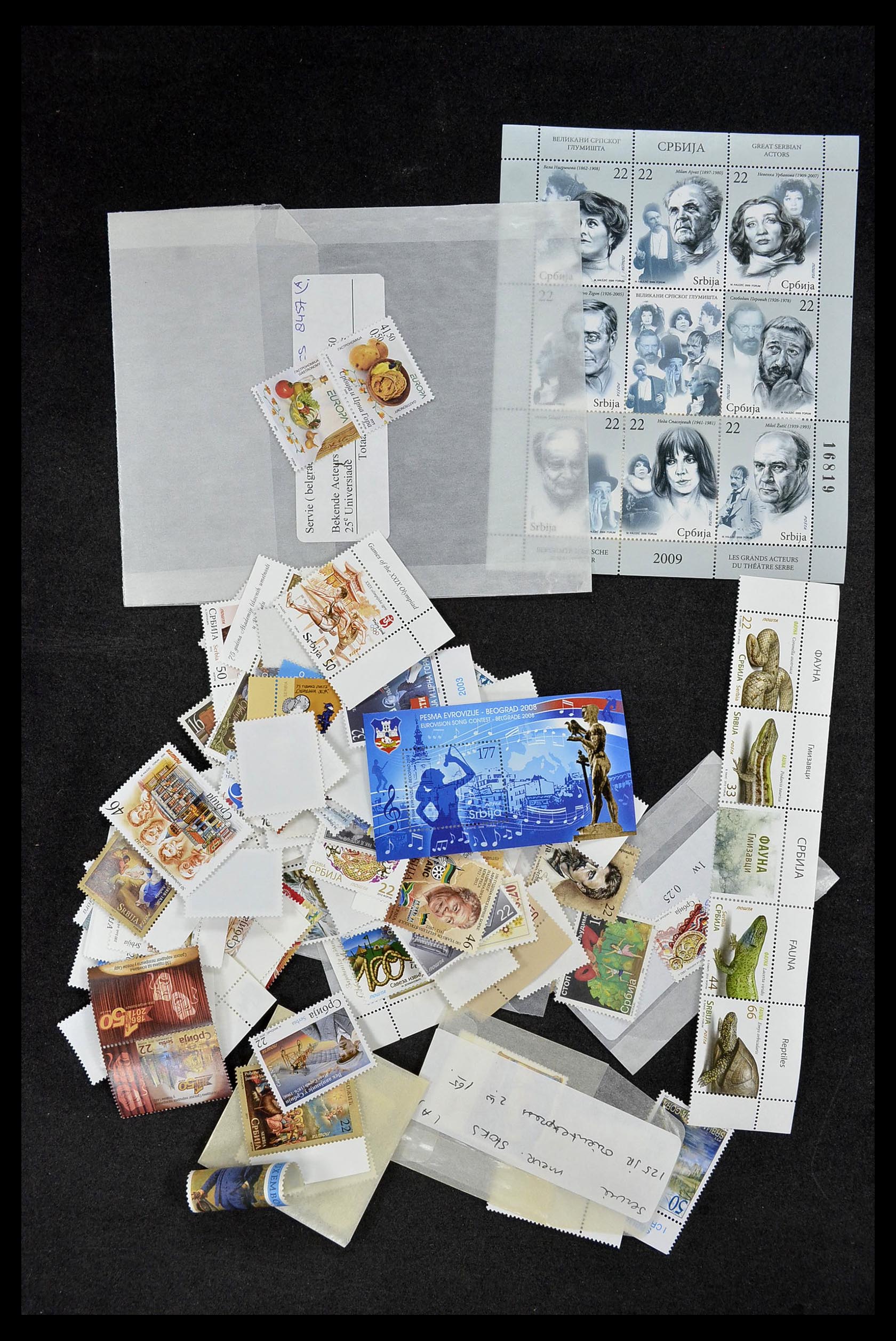 34617 015 - Postzegelverzameling 34617 Servië nieuwtjes t/m 2013.
