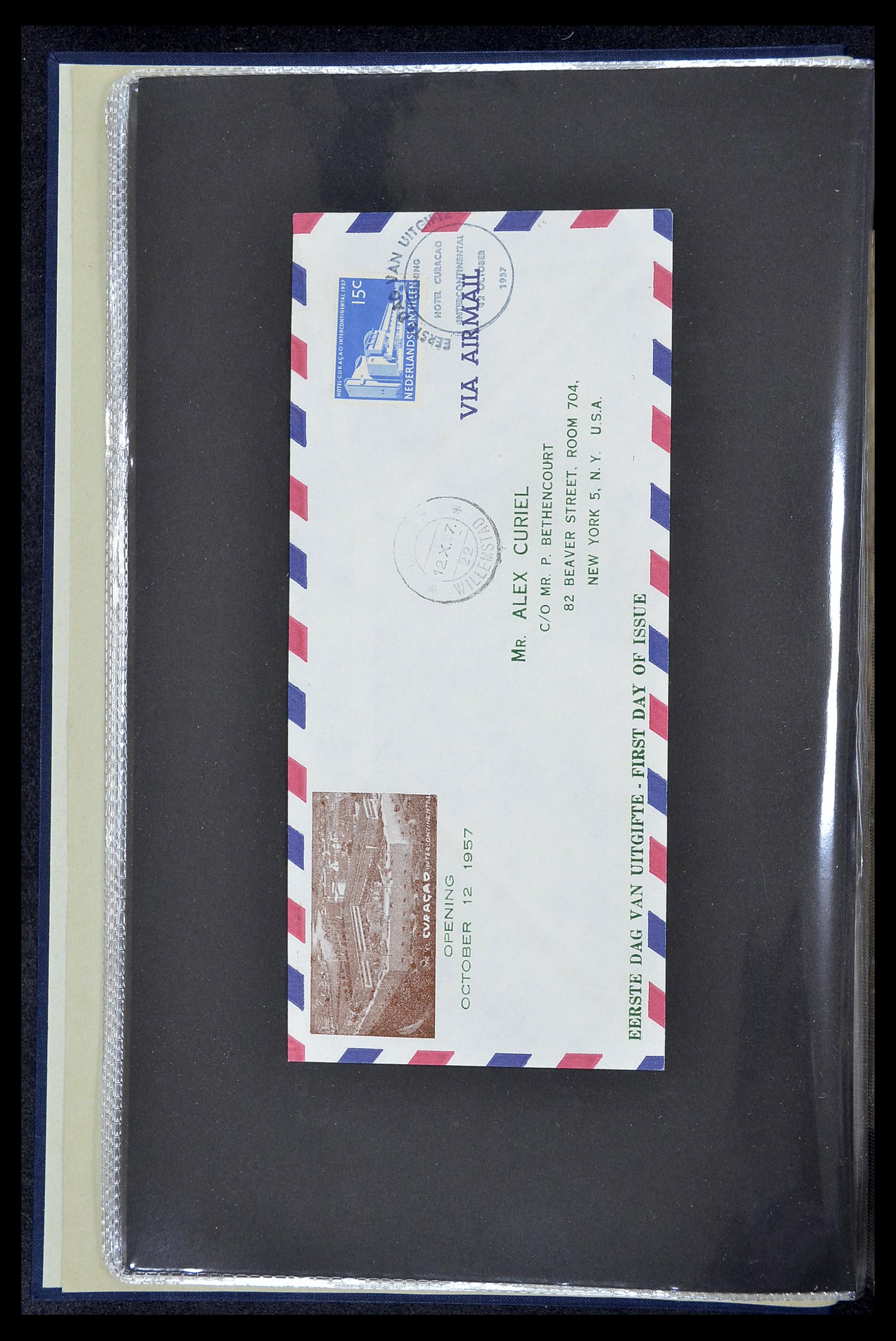 34619 008 - Postzegelverzameling 34619 Overzeese gebiedsdelen FDC's 1944-1978.