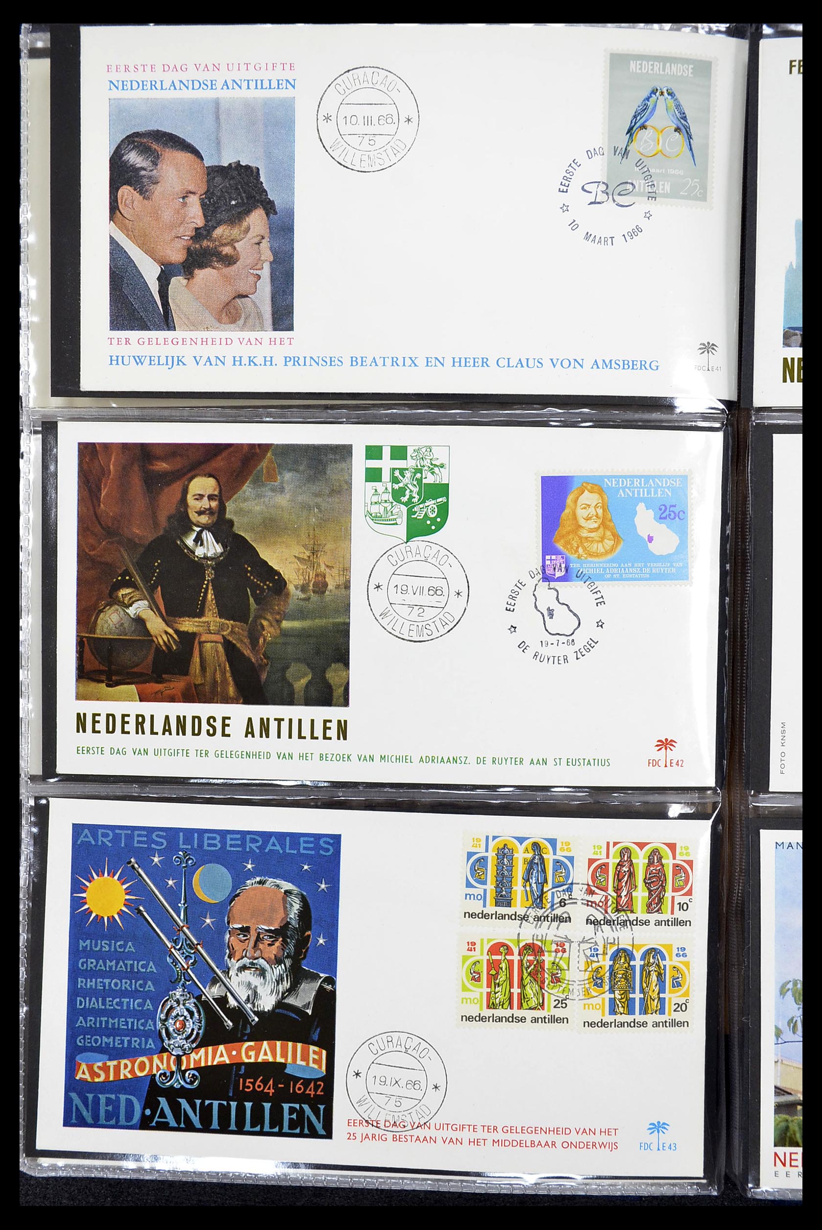 34619 029 - Stamp Collection 34619 Dutch territories FDC's 1944-1978.