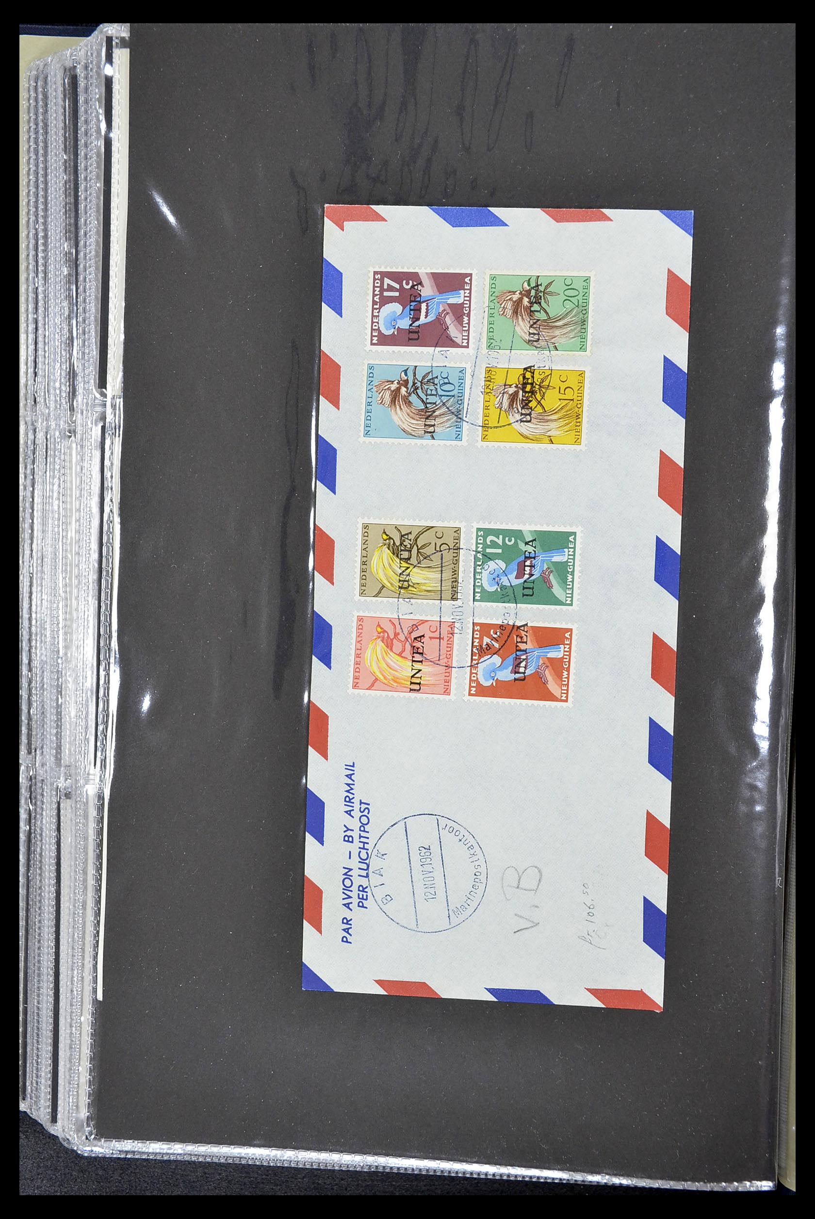 34619 106 - Stamp Collection 34619 Dutch territories FDC's 1944-1978.