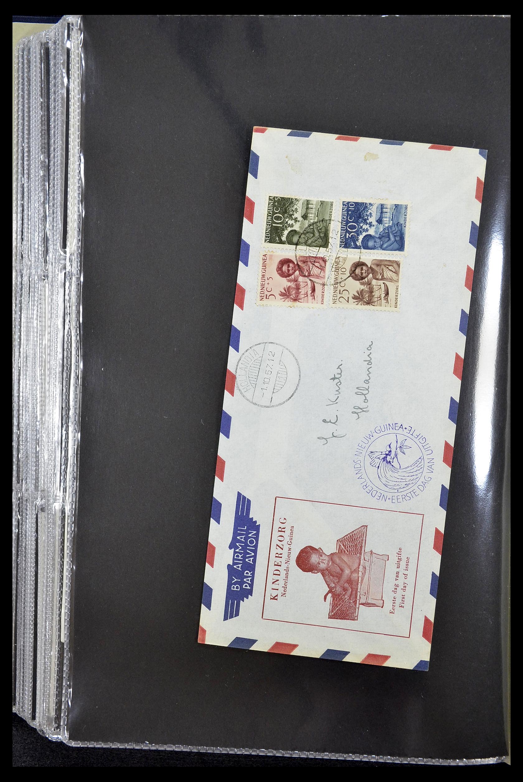 34619 107 - Stamp Collection 34619 Dutch territories FDC's 1944-1978.
