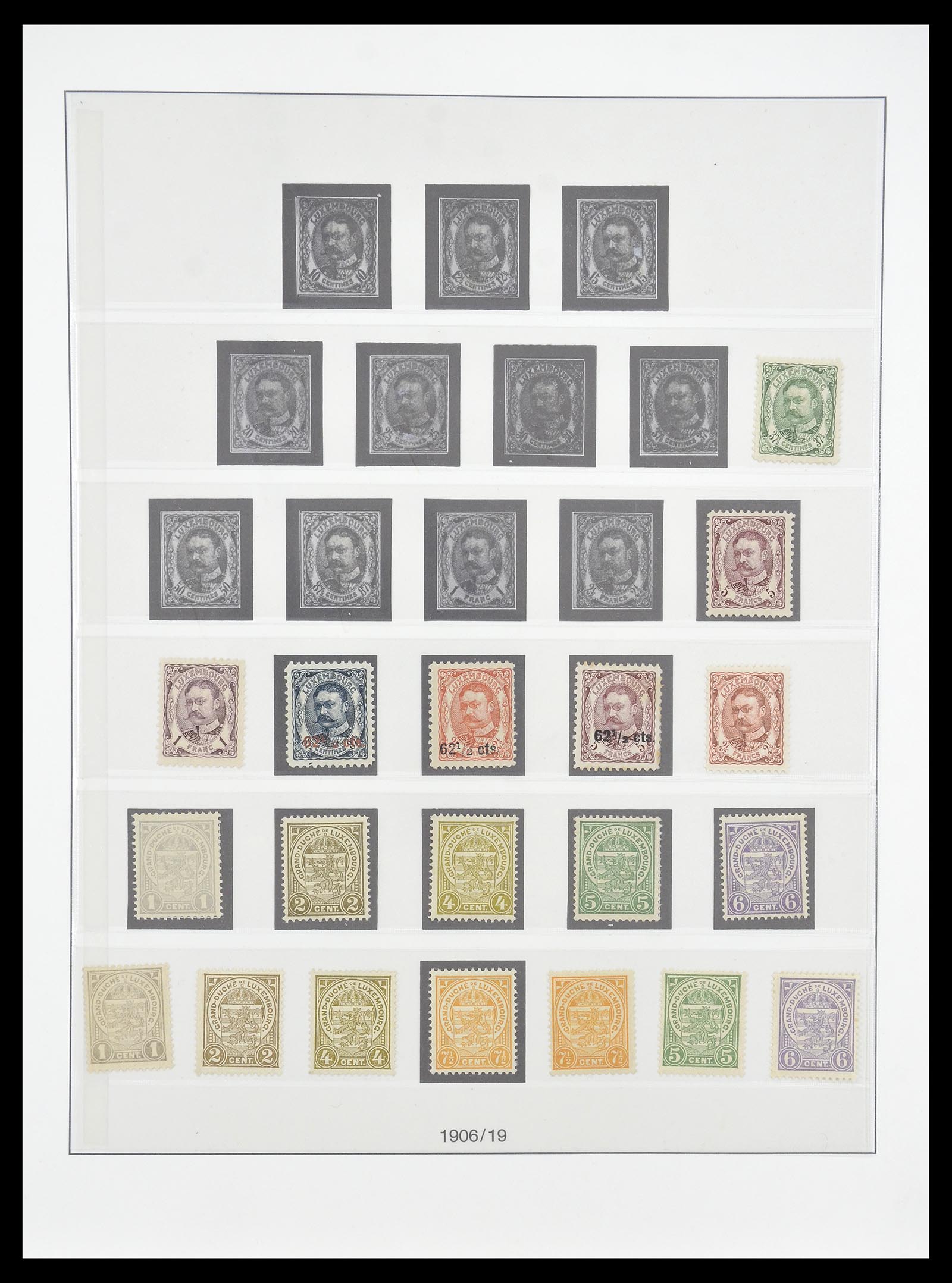 34620 001 - Postzegelverzameling 34620 Luxemburg 1906-2010.