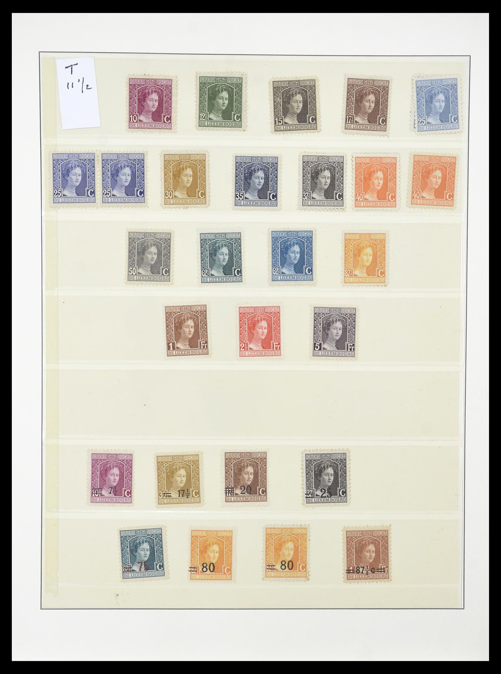34620 004 - Postzegelverzameling 34620 Luxemburg 1906-2010.