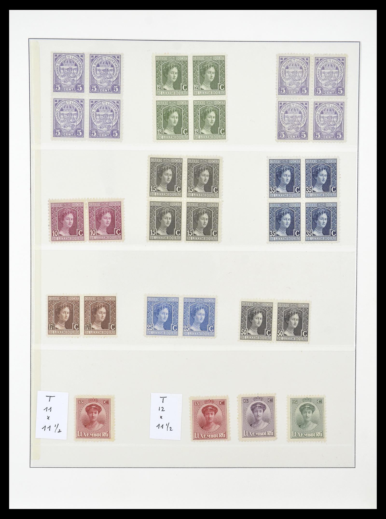 34620 005 - Postzegelverzameling 34620 Luxemburg 1906-2010.