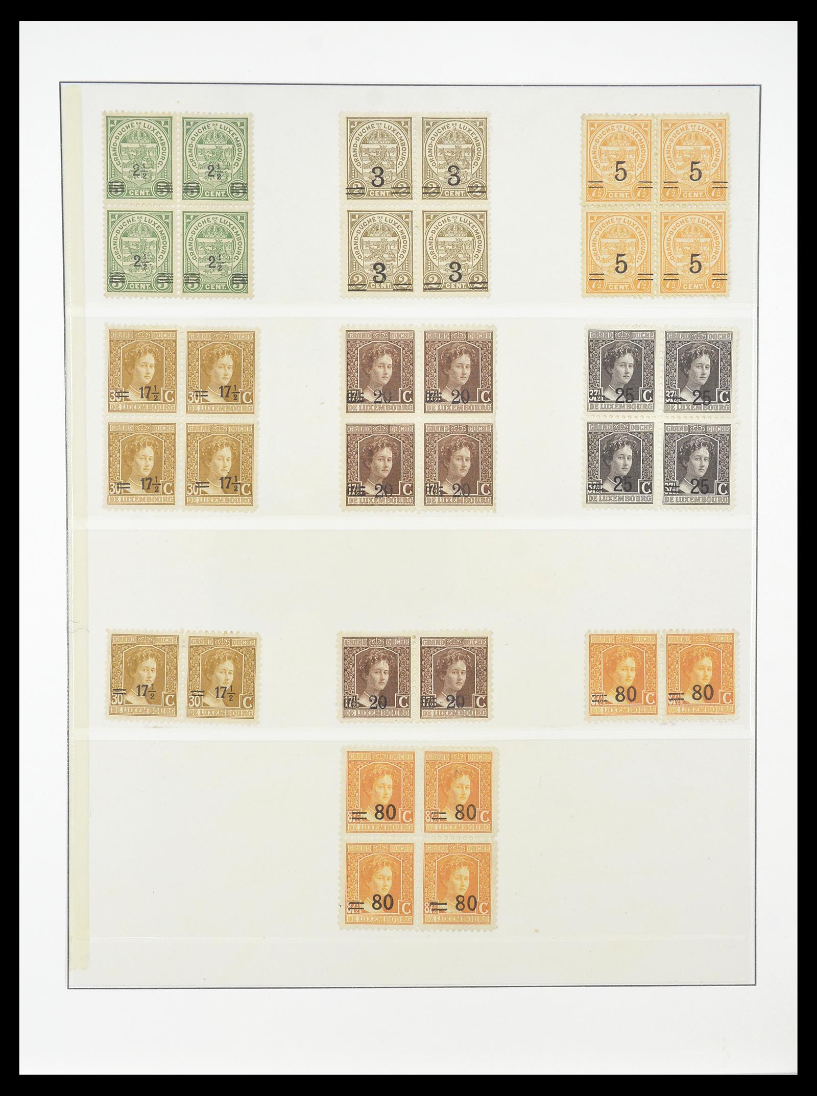 34620 006 - Postzegelverzameling 34620 Luxemburg 1906-2010.