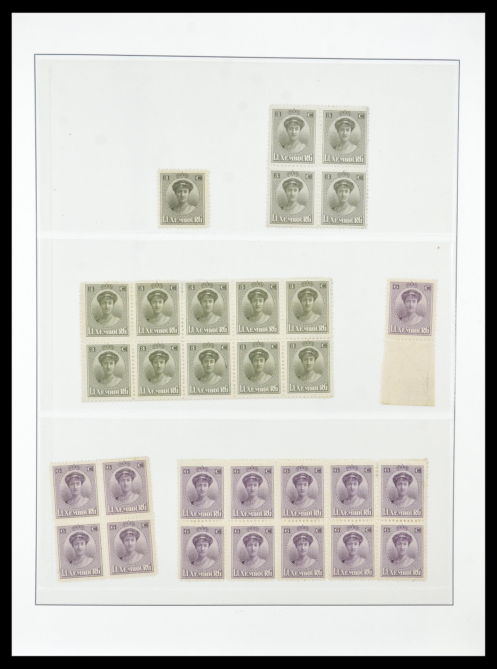 34620 009 - Postzegelverzameling 34620 Luxemburg 1906-2010.