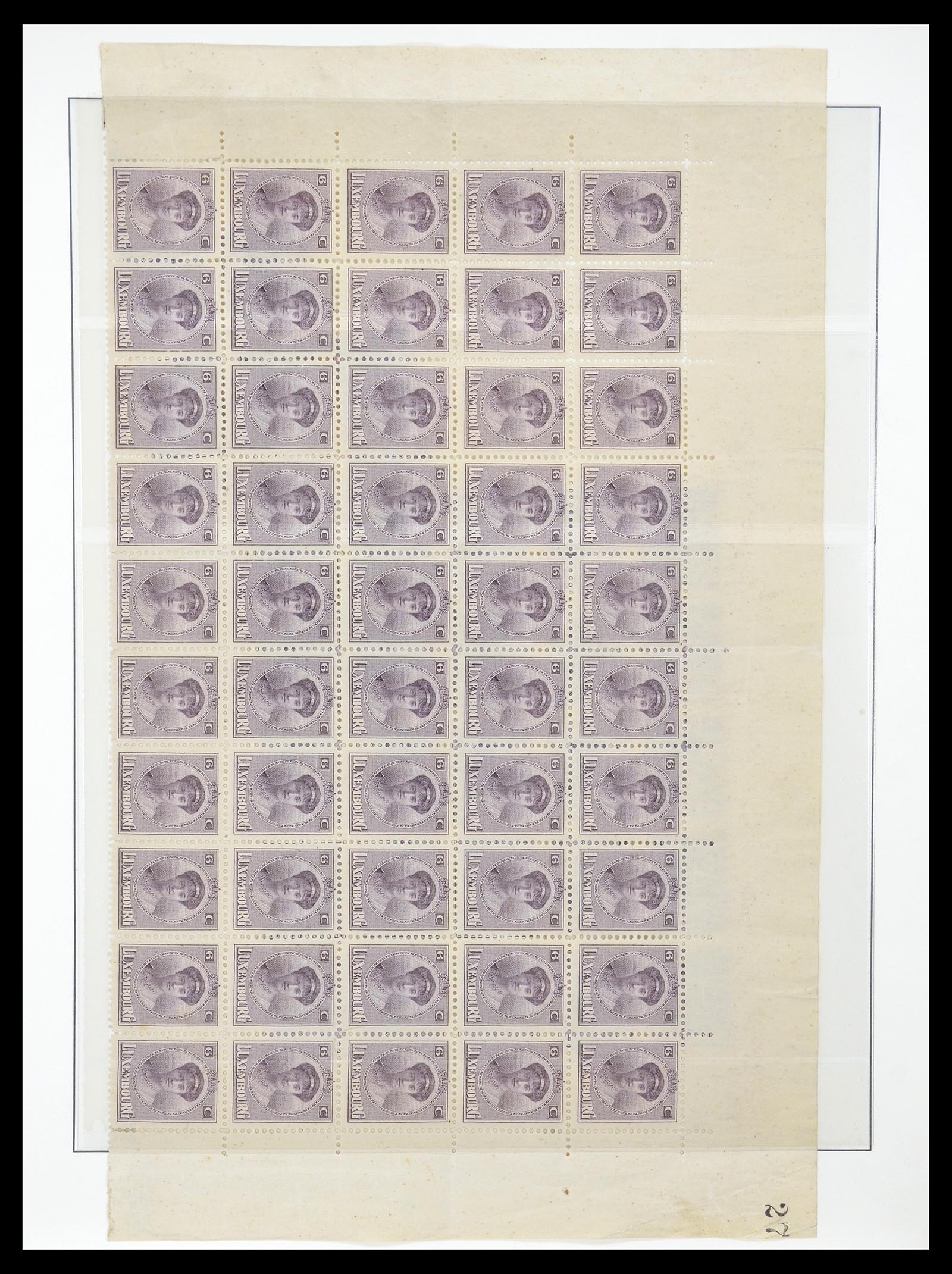 34620 010 - Postzegelverzameling 34620 Luxemburg 1906-2010.