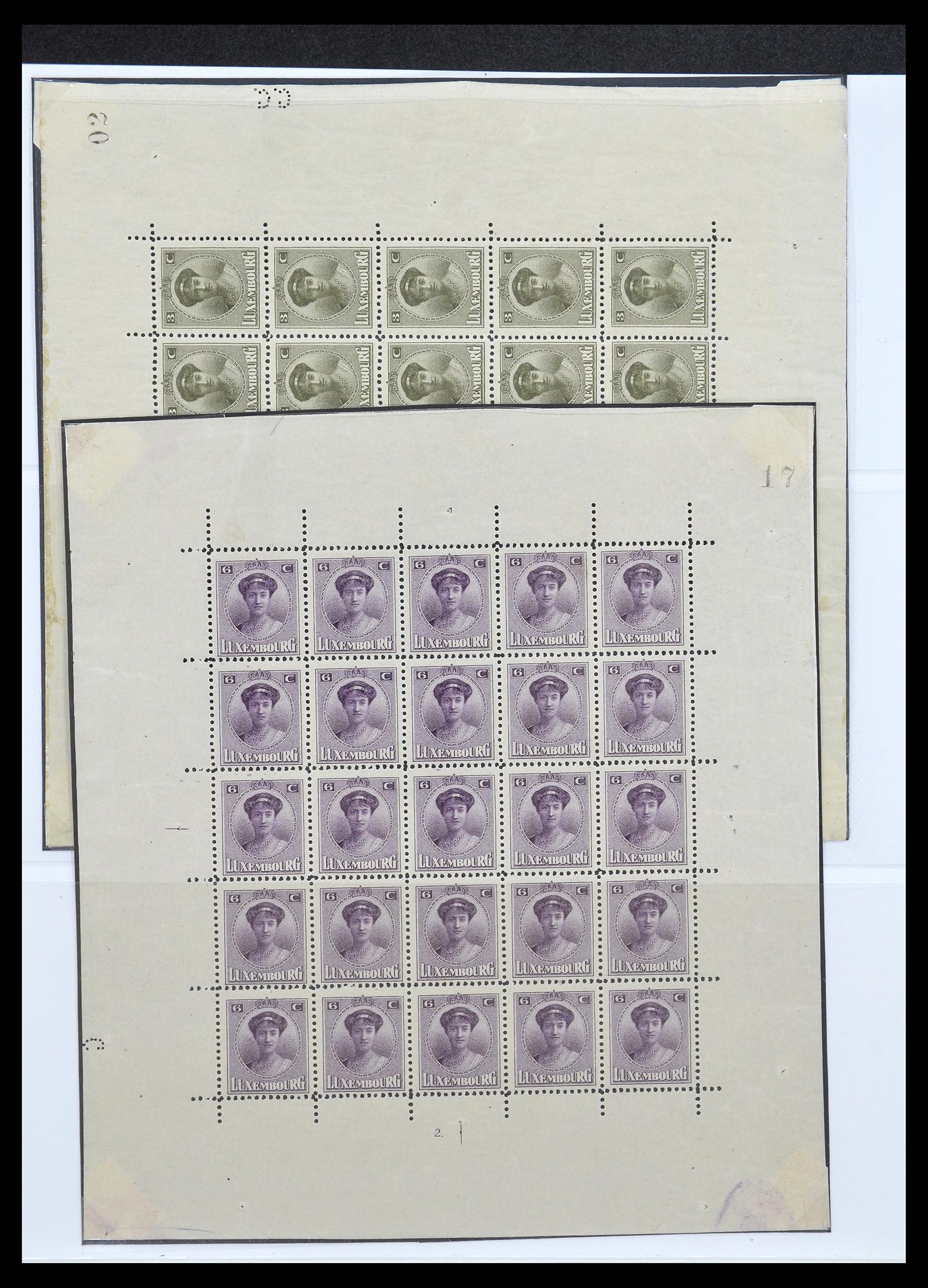 34620 012 - Postzegelverzameling 34620 Luxemburg 1906-2010.