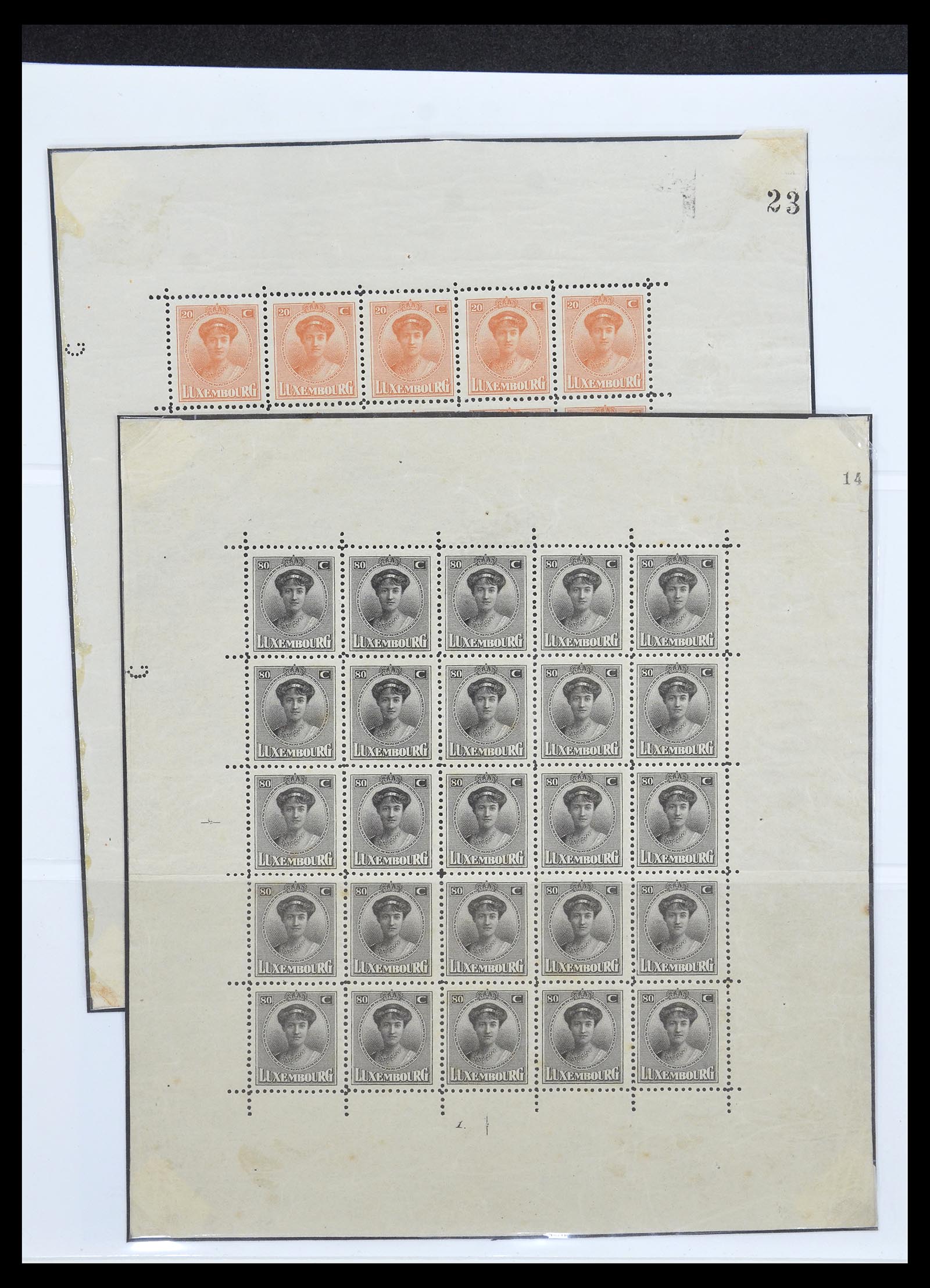 34620 013 - Postzegelverzameling 34620 Luxemburg 1906-2010.