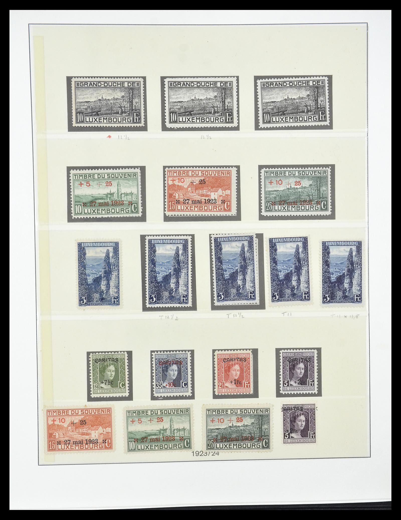 34620 017 - Postzegelverzameling 34620 Luxemburg 1906-2010.