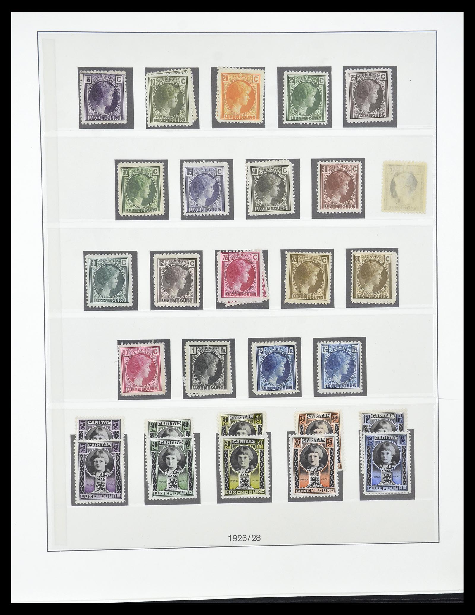 34620 020 - Postzegelverzameling 34620 Luxemburg 1906-2010.