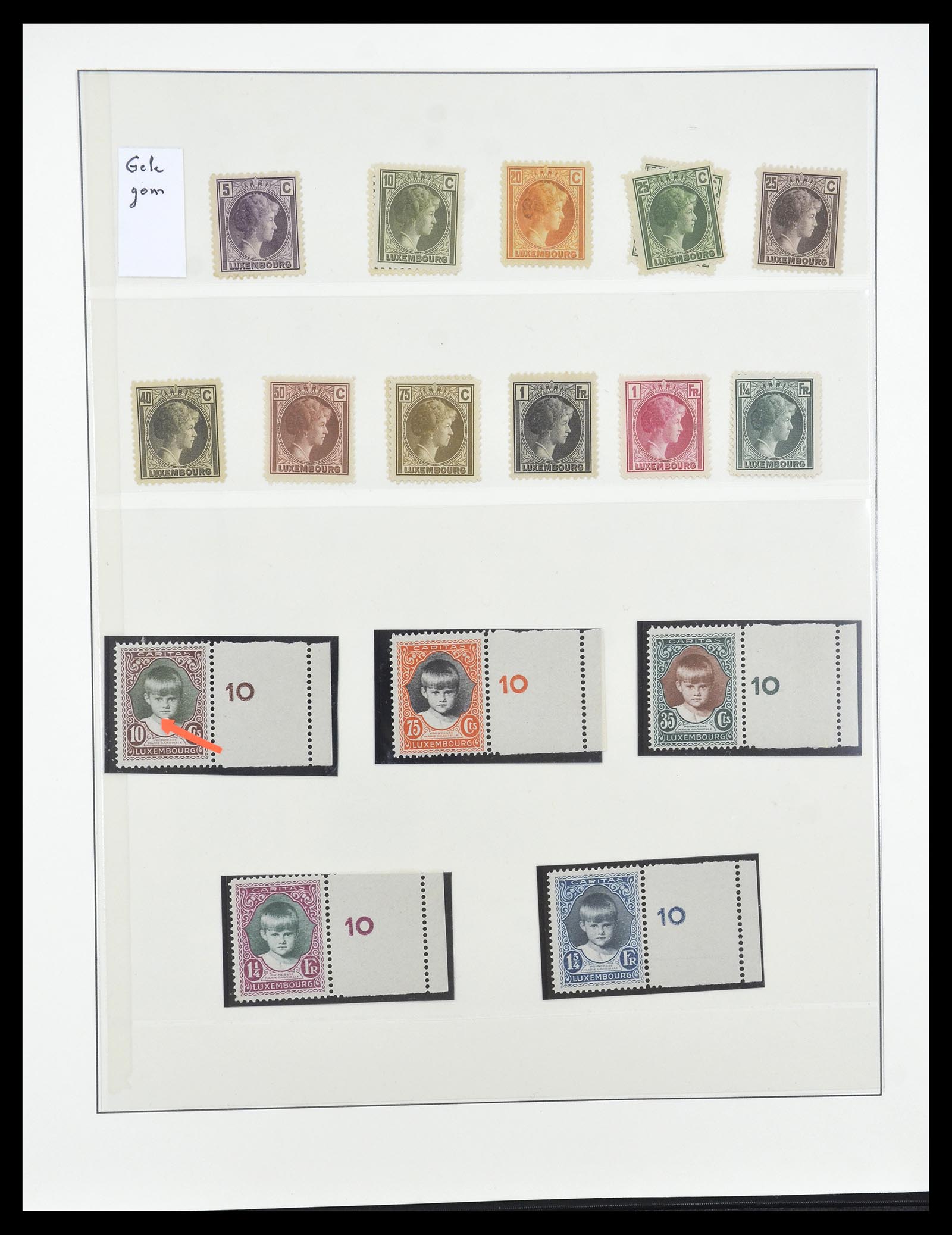 34620 021 - Postzegelverzameling 34620 Luxemburg 1906-2010.