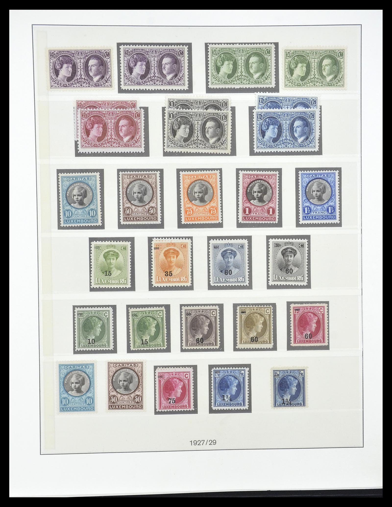 34620 022 - Stamp Collection 34620 Luxembourg 1906-2010.