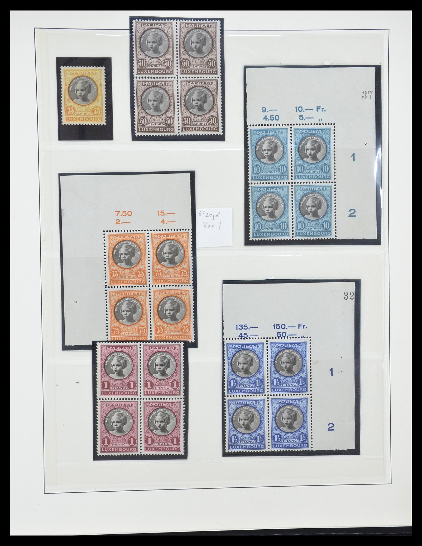 34620 023 - Postzegelverzameling 34620 Luxemburg 1906-2010.