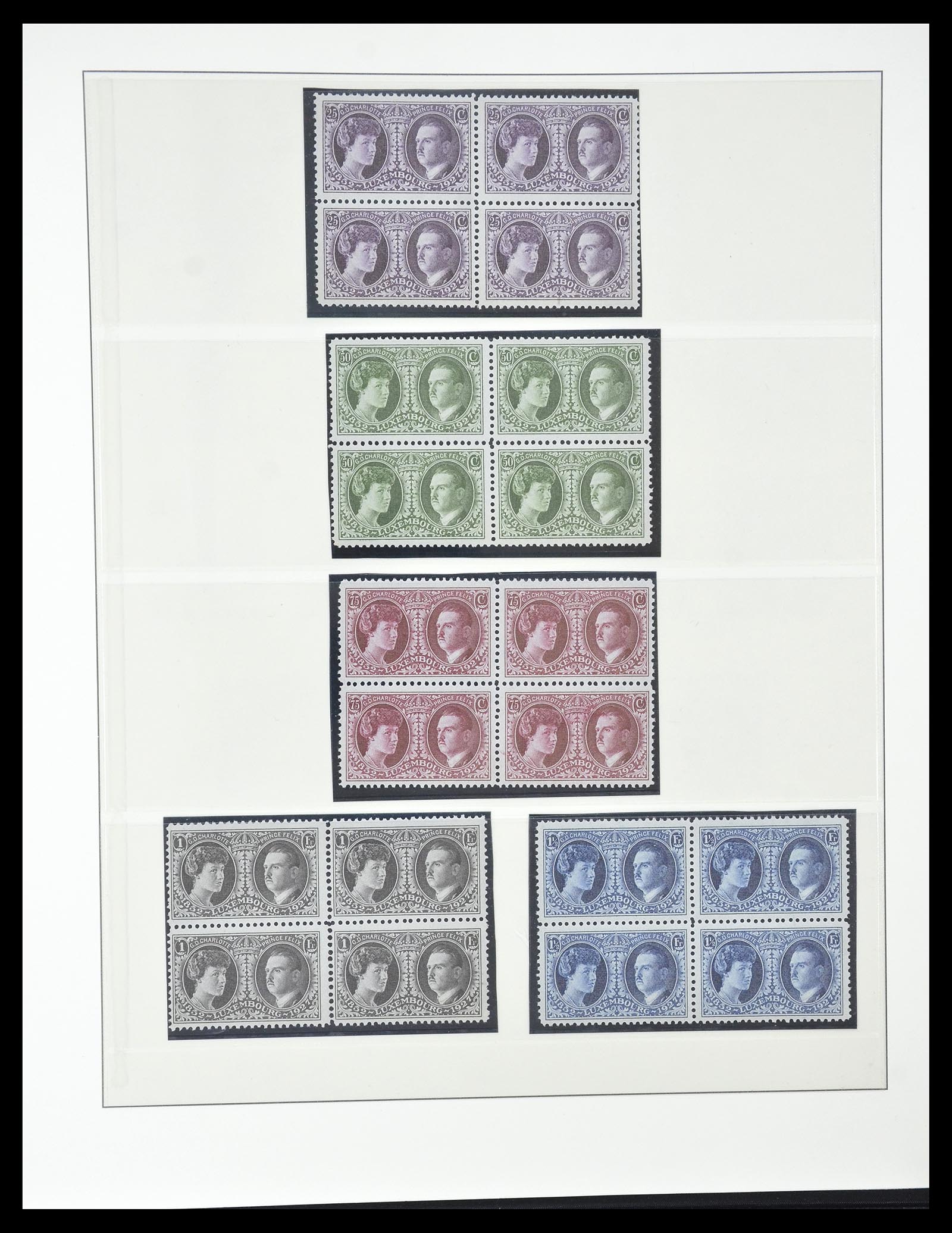 34620 024 - Stamp Collection 34620 Luxembourg 1906-2010.