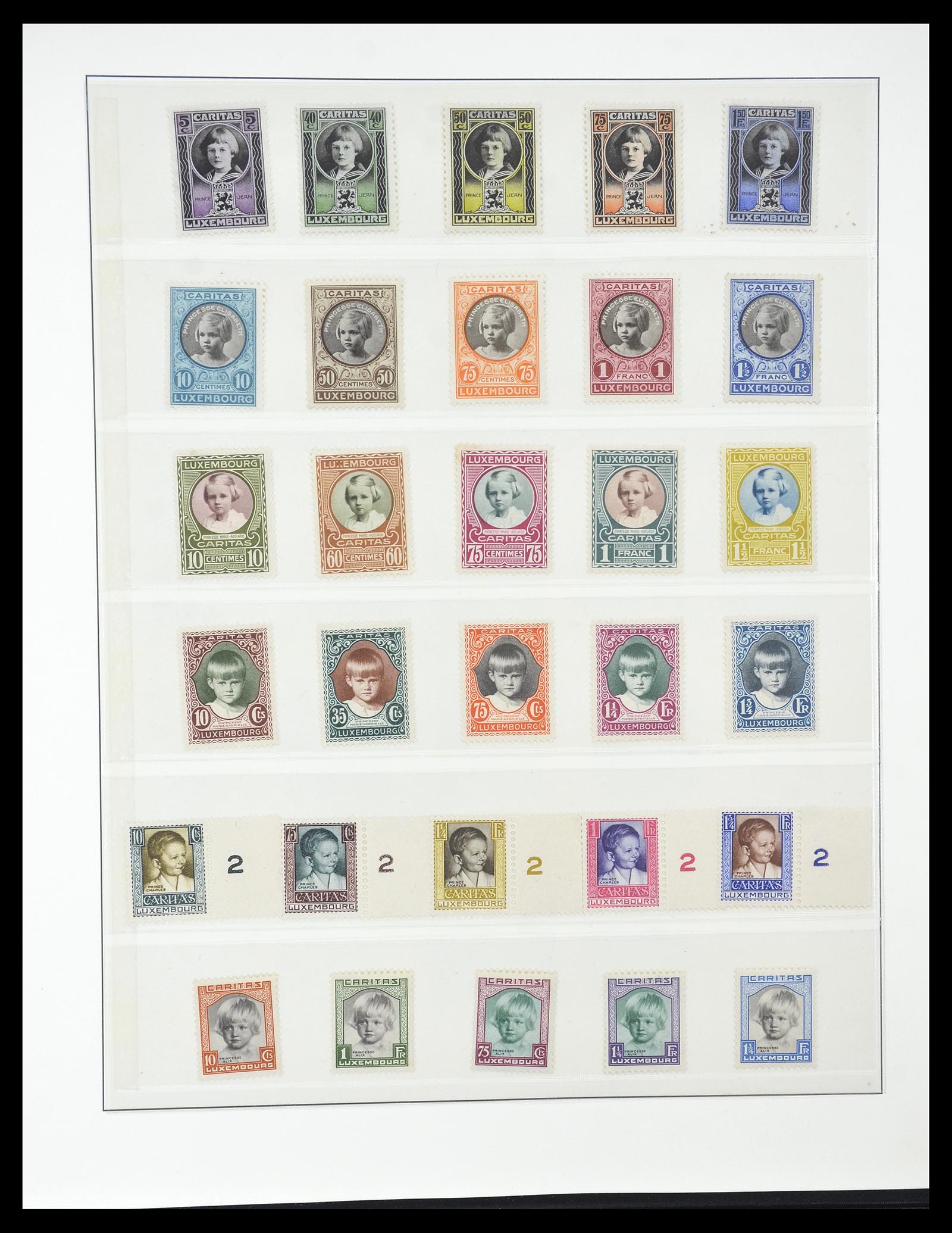 34620 027 - Postzegelverzameling 34620 Luxemburg 1906-2010.