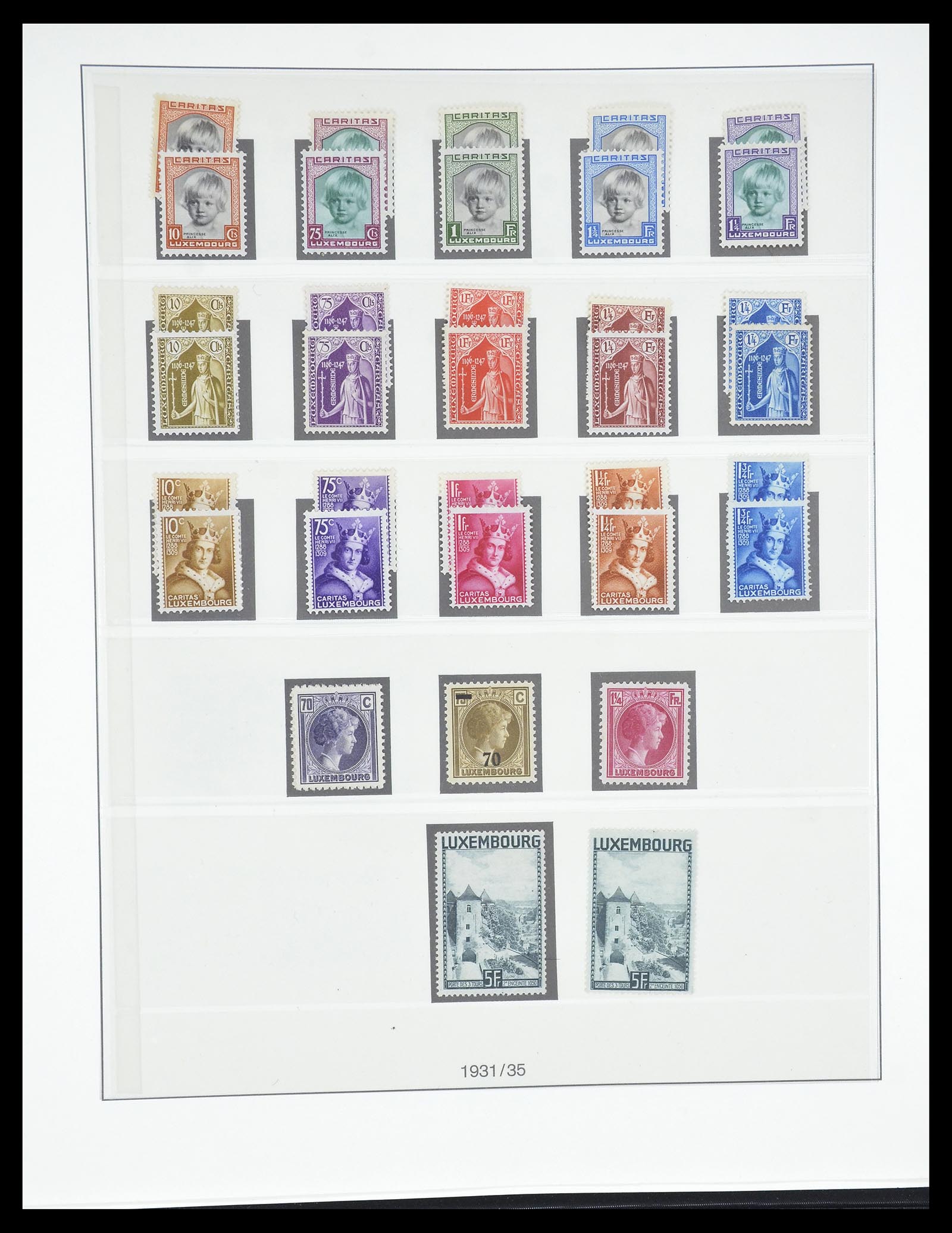34620 028 - Postzegelverzameling 34620 Luxemburg 1906-2010.