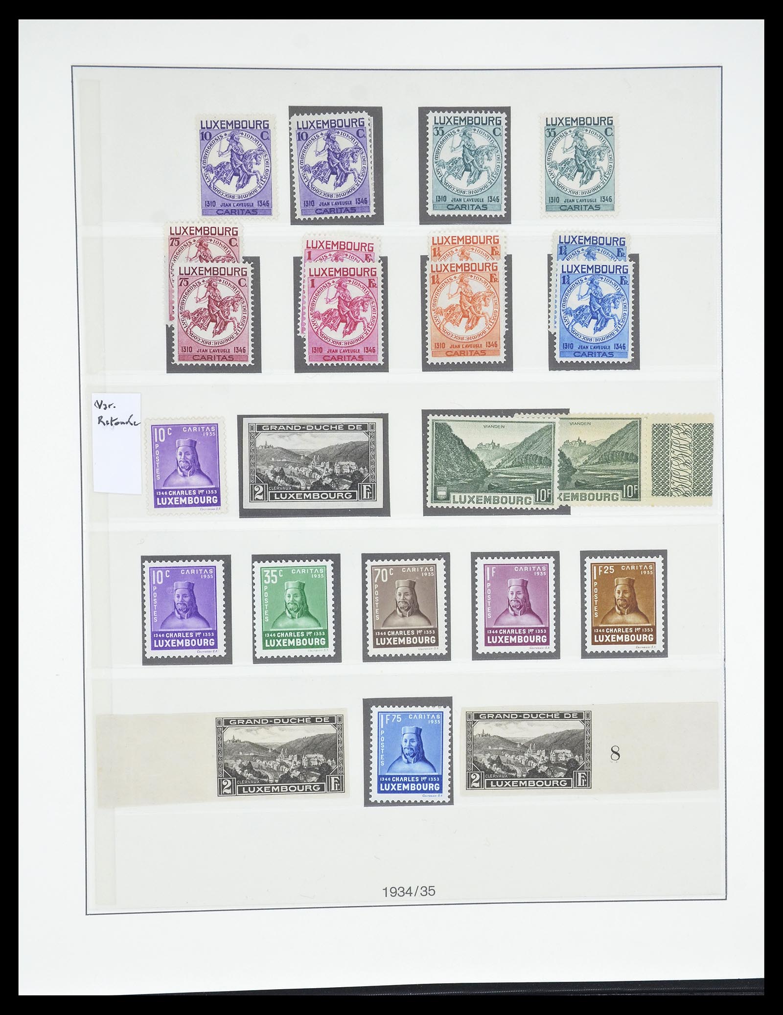 34620 029 - Postzegelverzameling 34620 Luxemburg 1906-2010.