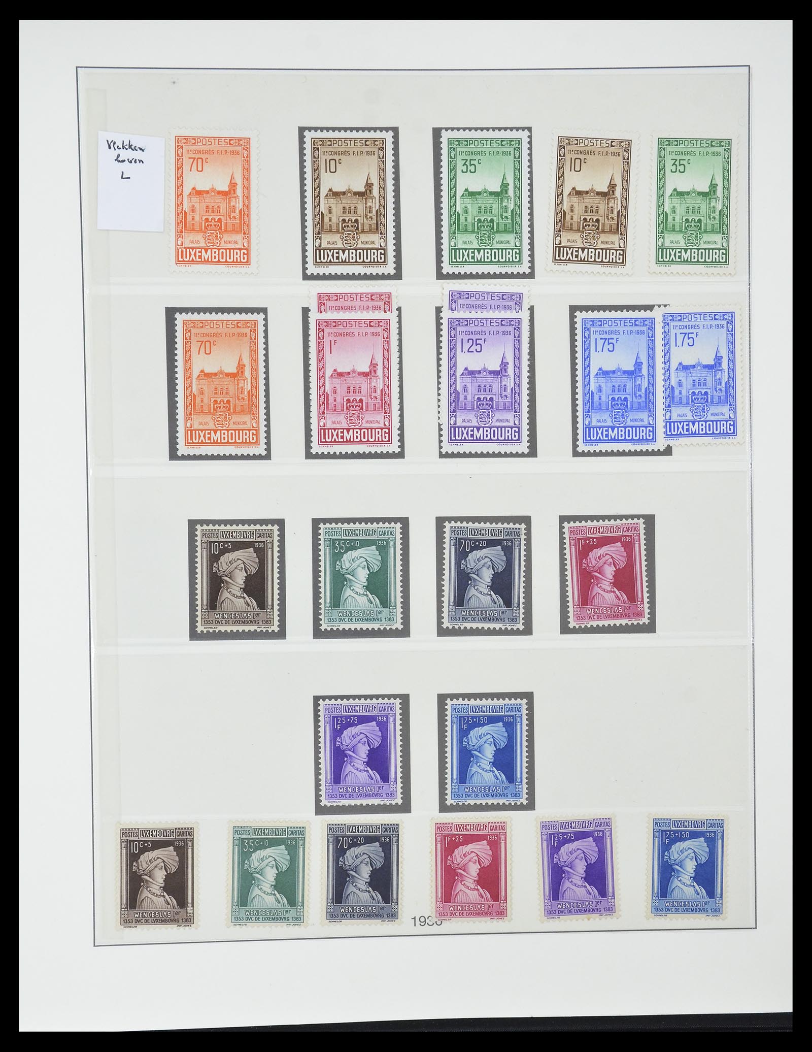 34620 030 - Postzegelverzameling 34620 Luxemburg 1906-2010.