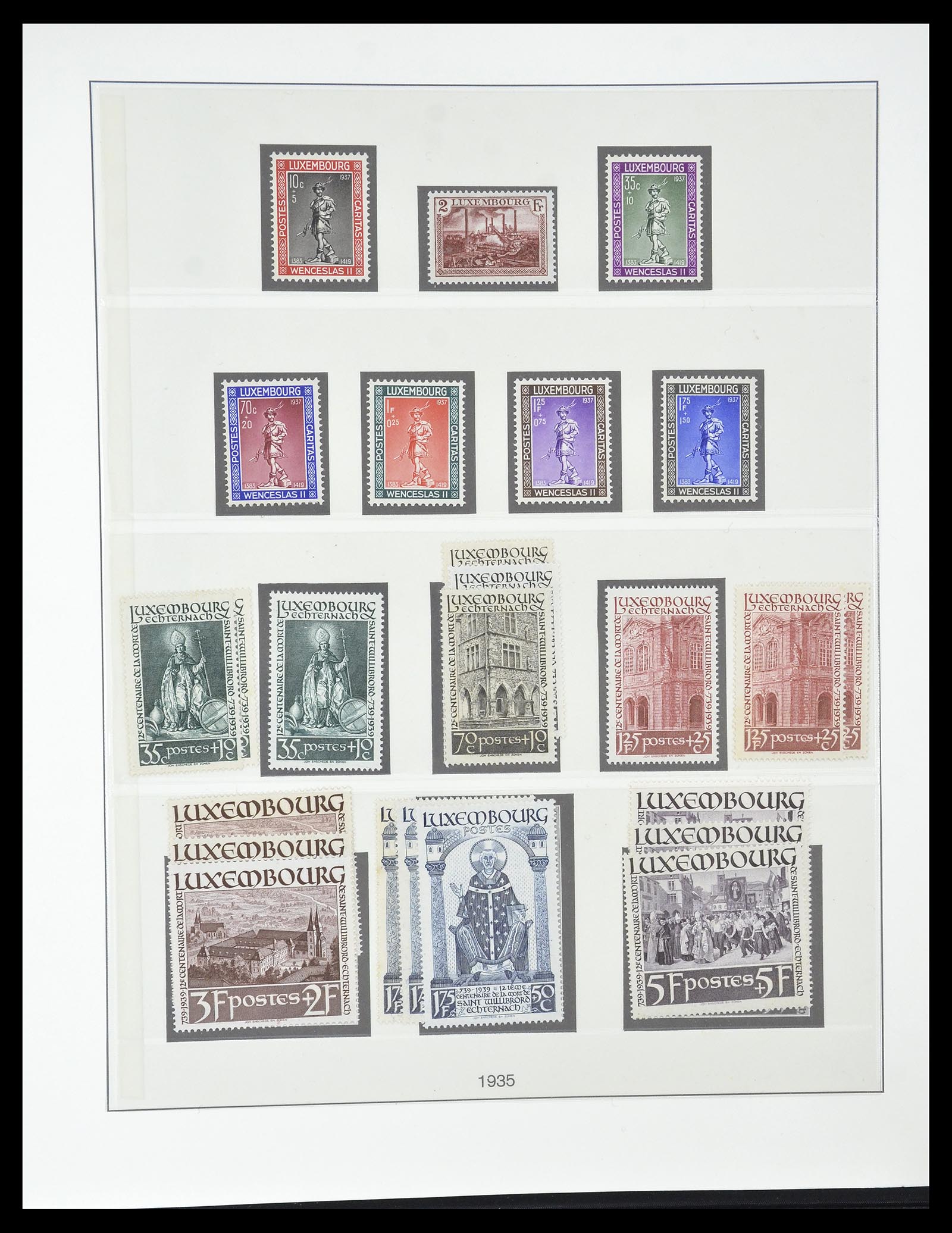 34620 031 - Postzegelverzameling 34620 Luxemburg 1906-2010.