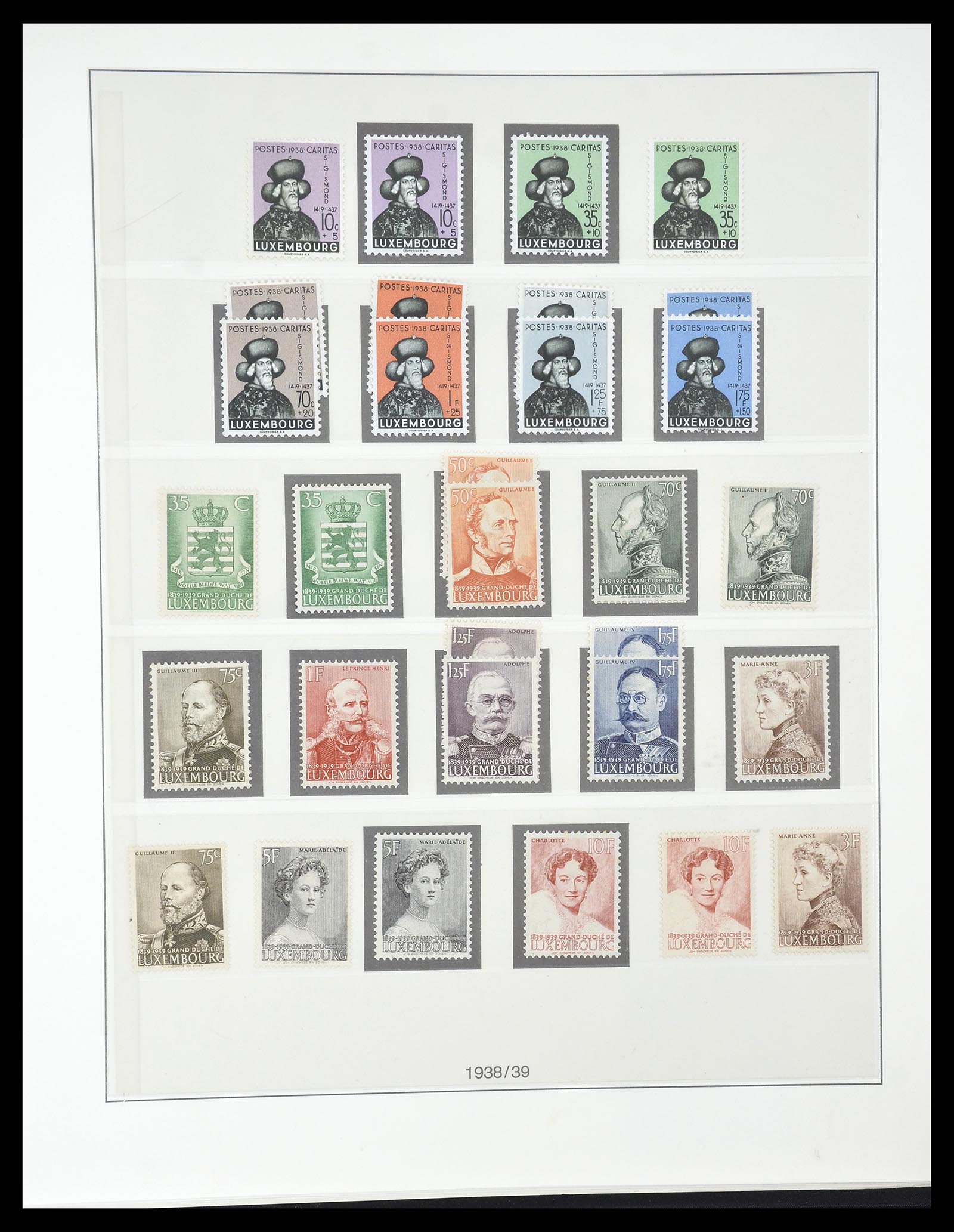 34620 033 - Postzegelverzameling 34620 Luxemburg 1906-2010.