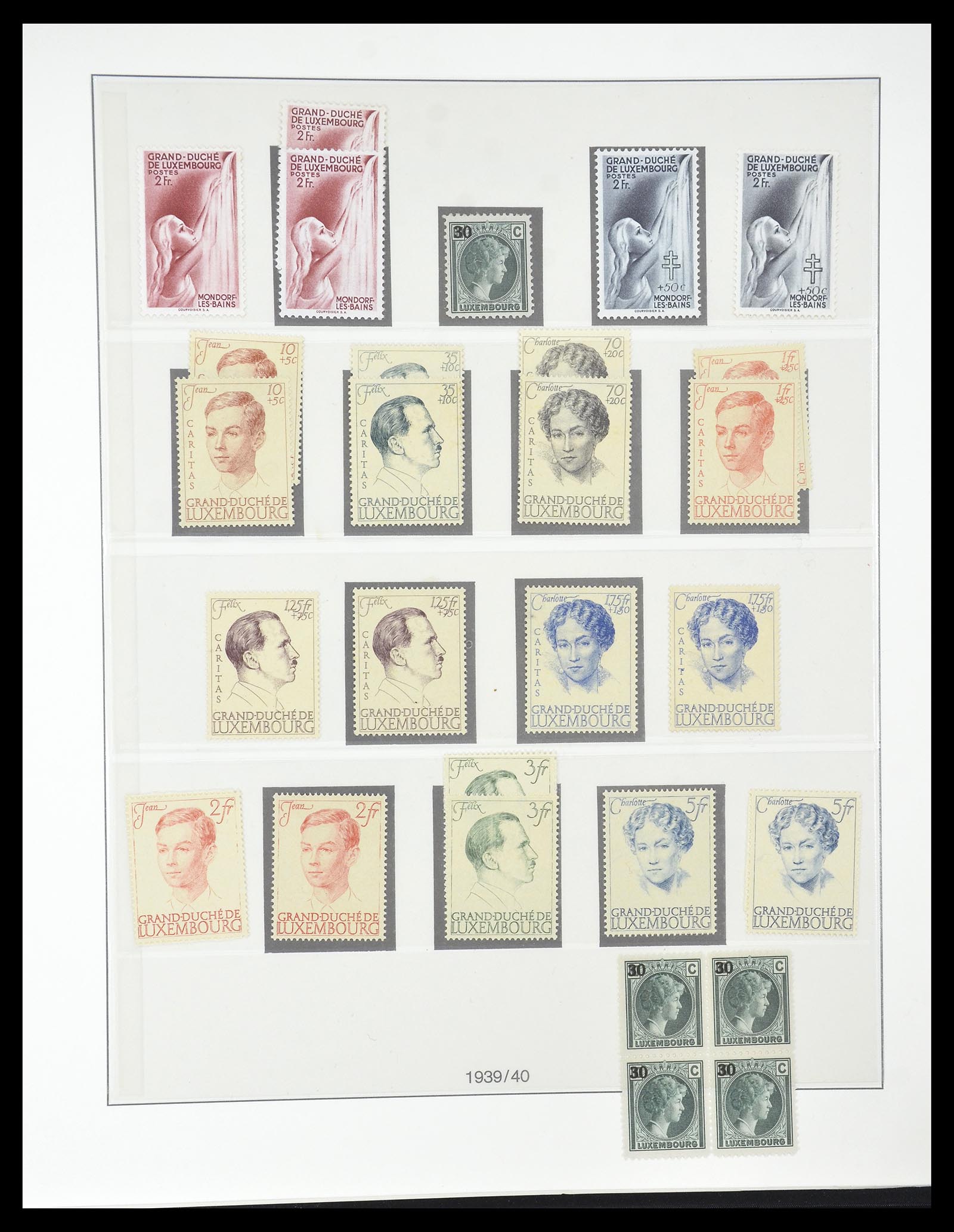 34620 034 - Postzegelverzameling 34620 Luxemburg 1906-2010.